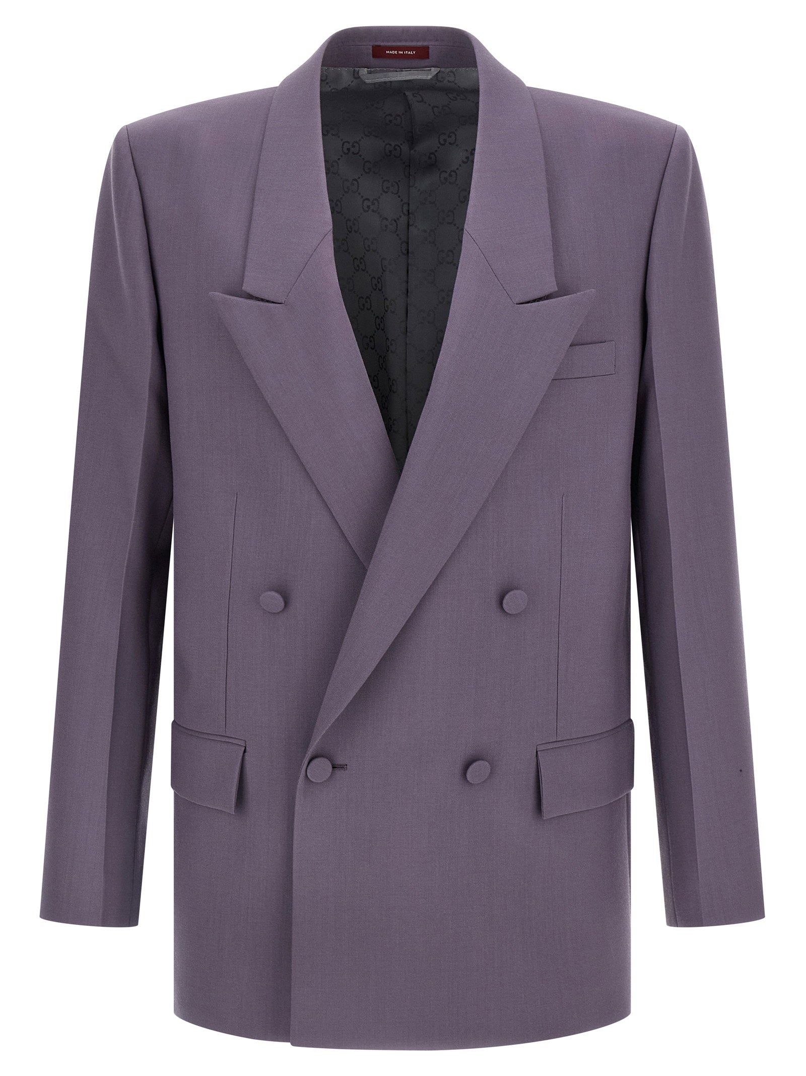 Gucci Double-breasted Wool Blazer – 100% wool