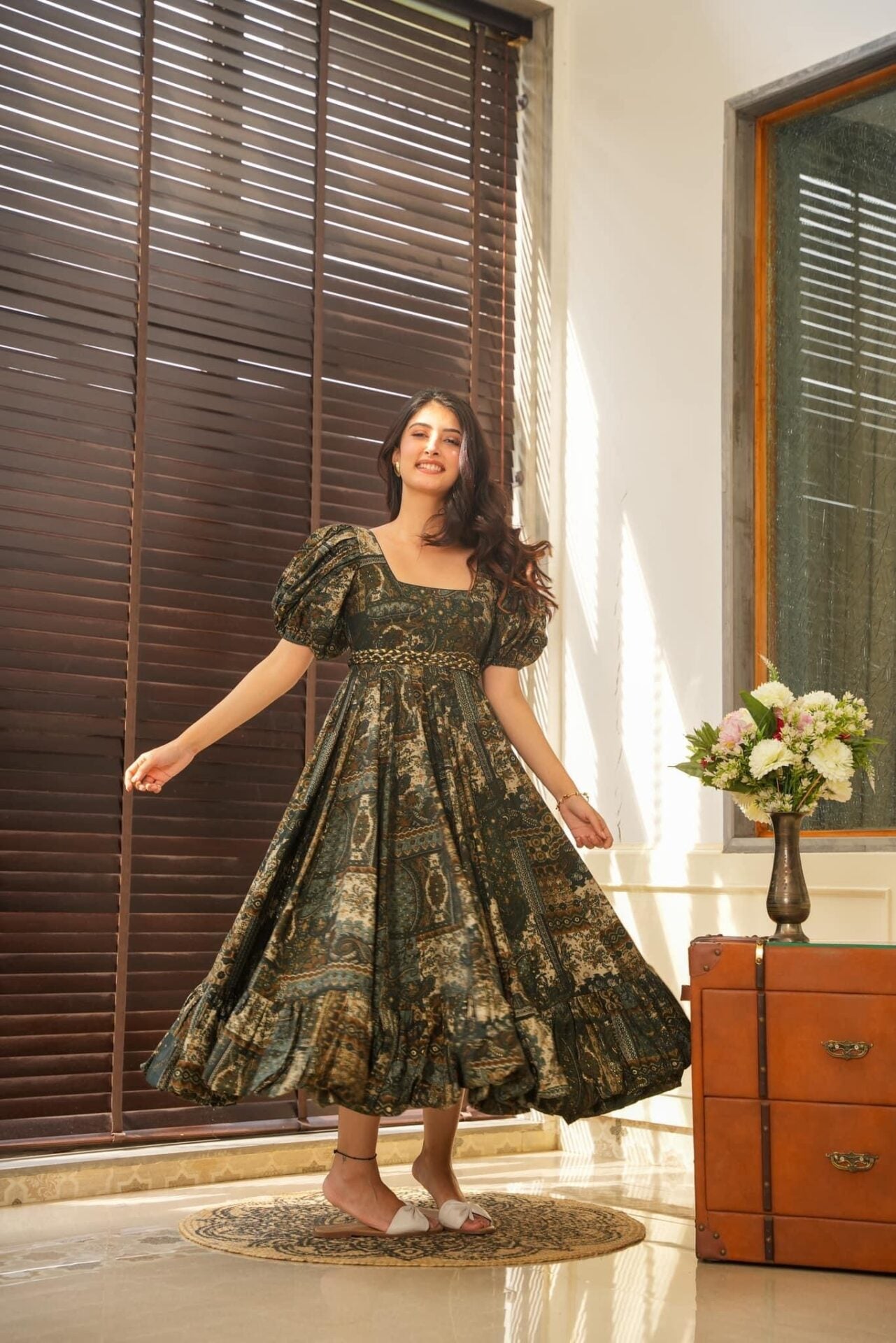 Idaho-o Mahima Muslin dress