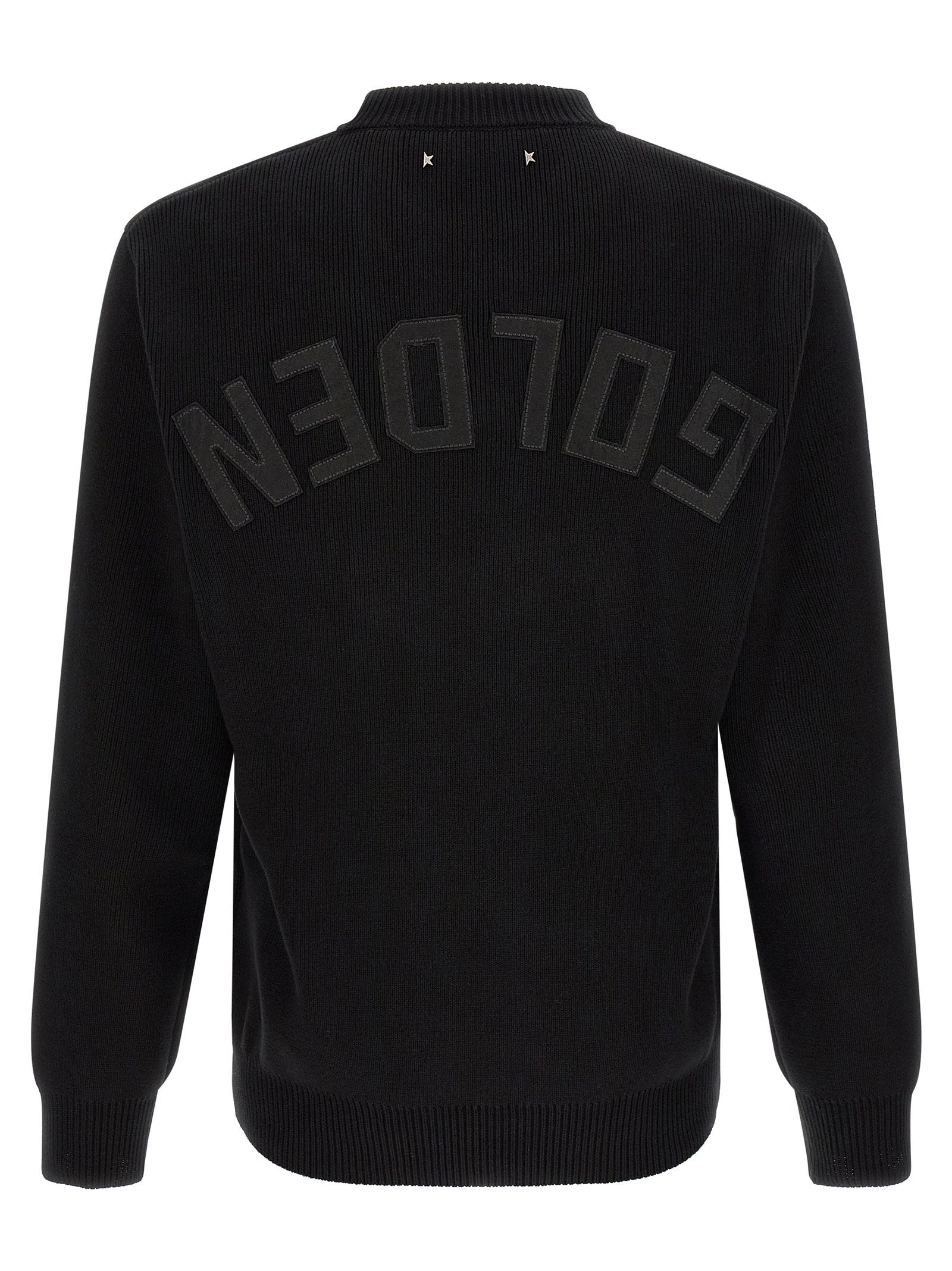 Golden Goose Ribbed Sweater With Logo - view 2