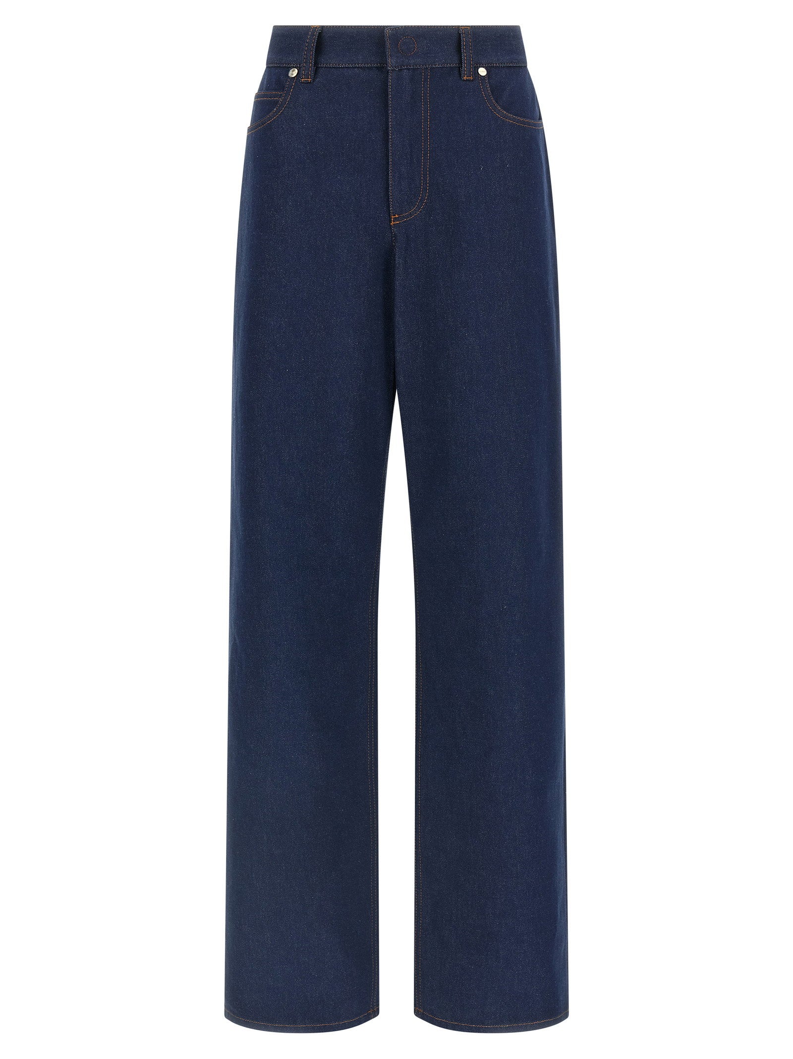 Fendi Ff Reverse Jeans – 100% cotton