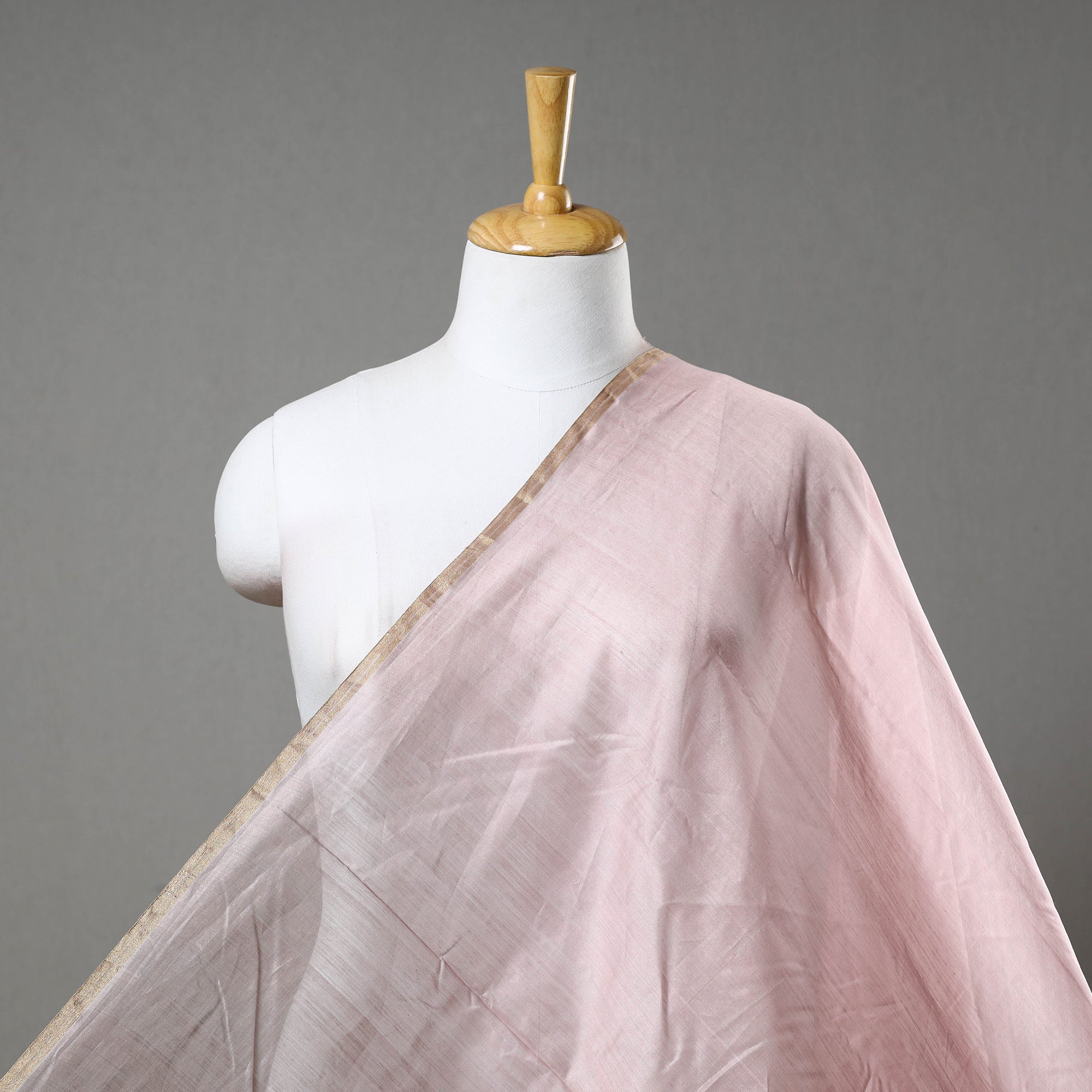 CHANDERI BY RAUPH KHAN Traditional Handloom Chanderi Silk Cotton Fabric 05