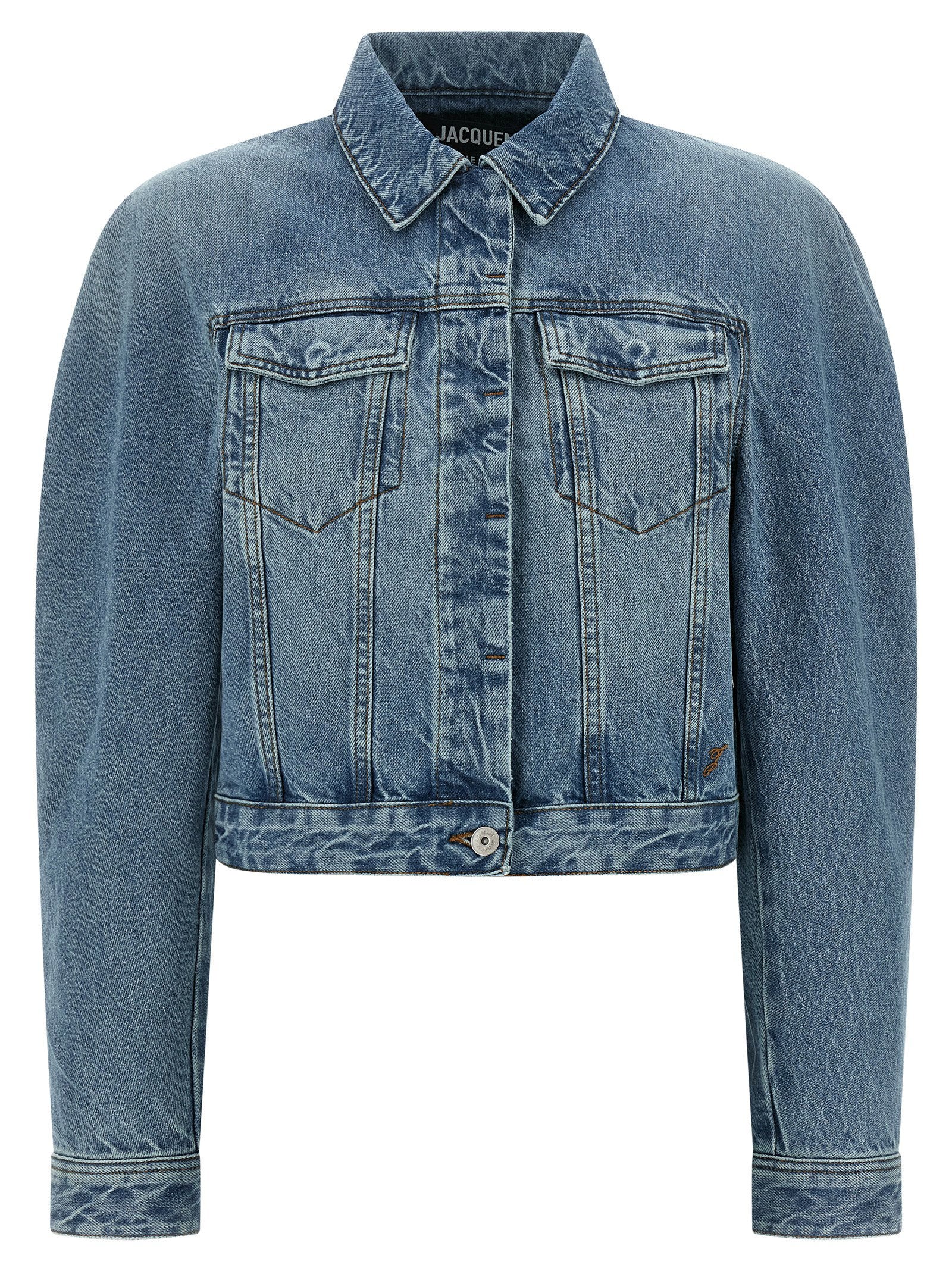 Jacquemus La Veste De-nimes Ovalo Jacket – 100% cotton