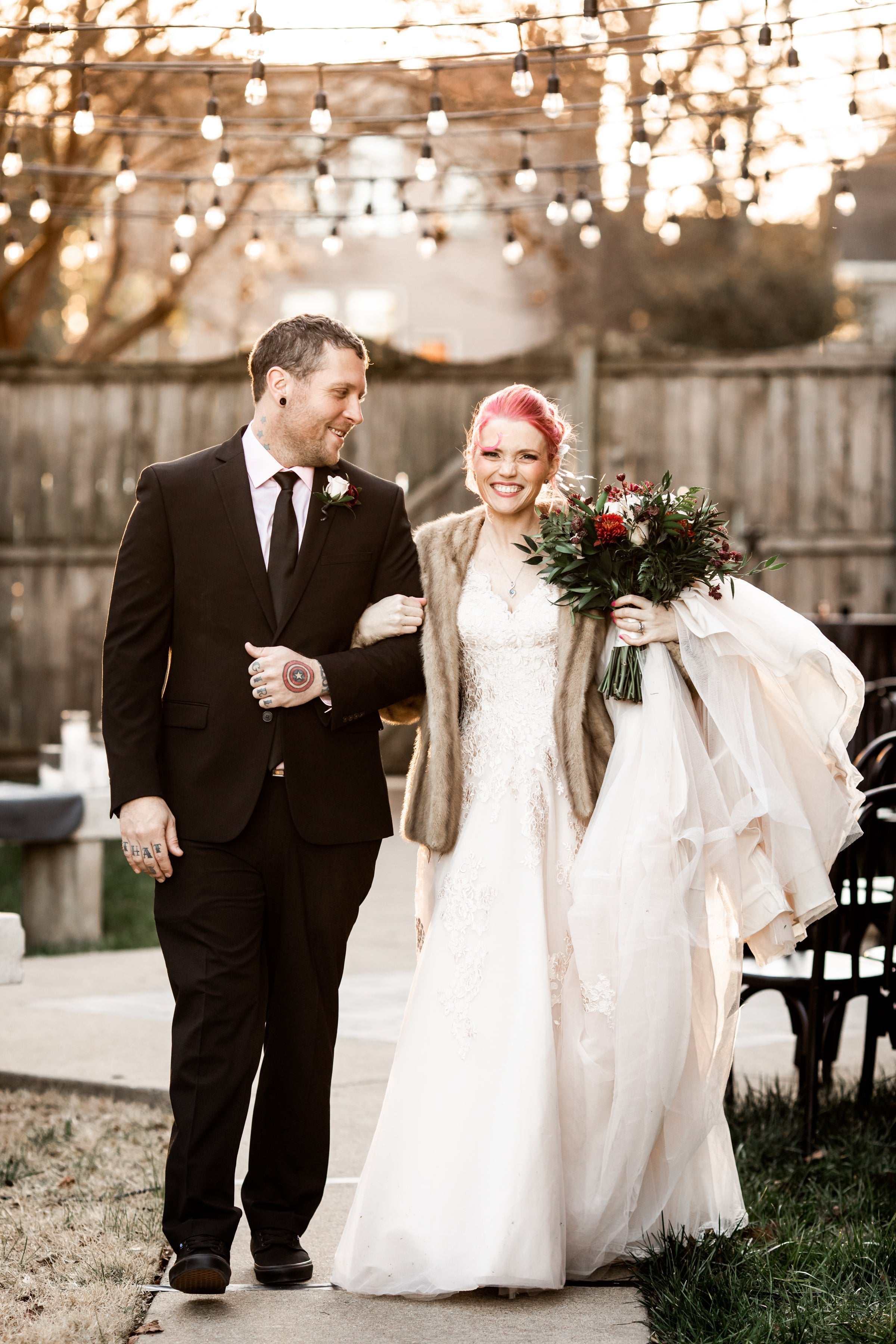 fiftyflowers.com Edgy Winter Wedding