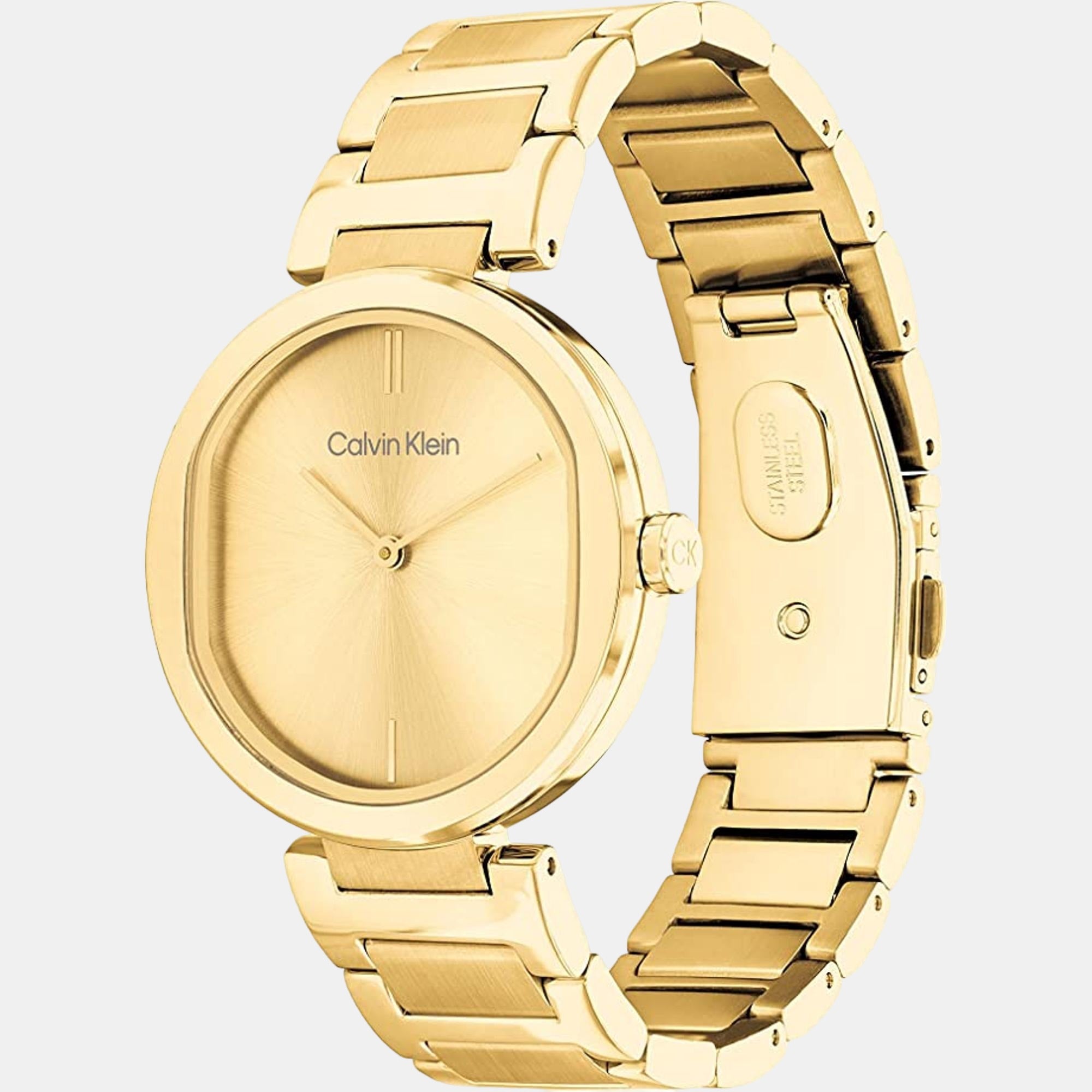 Calvin Klein Ck Sensation Women Quartz Champagne Dial Analog Stainless Steel Watch 25200252 - view 2