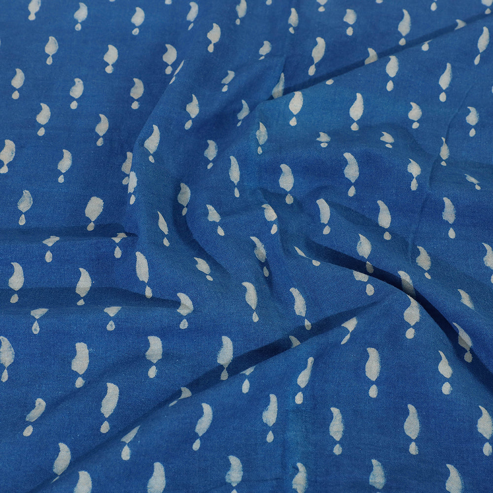 AHA VASTRA HANDLOOM Blue - Akola Block Printing Jhiri Pure Handloom Cotton Single Bedcover (94 x 59 in) - view 4