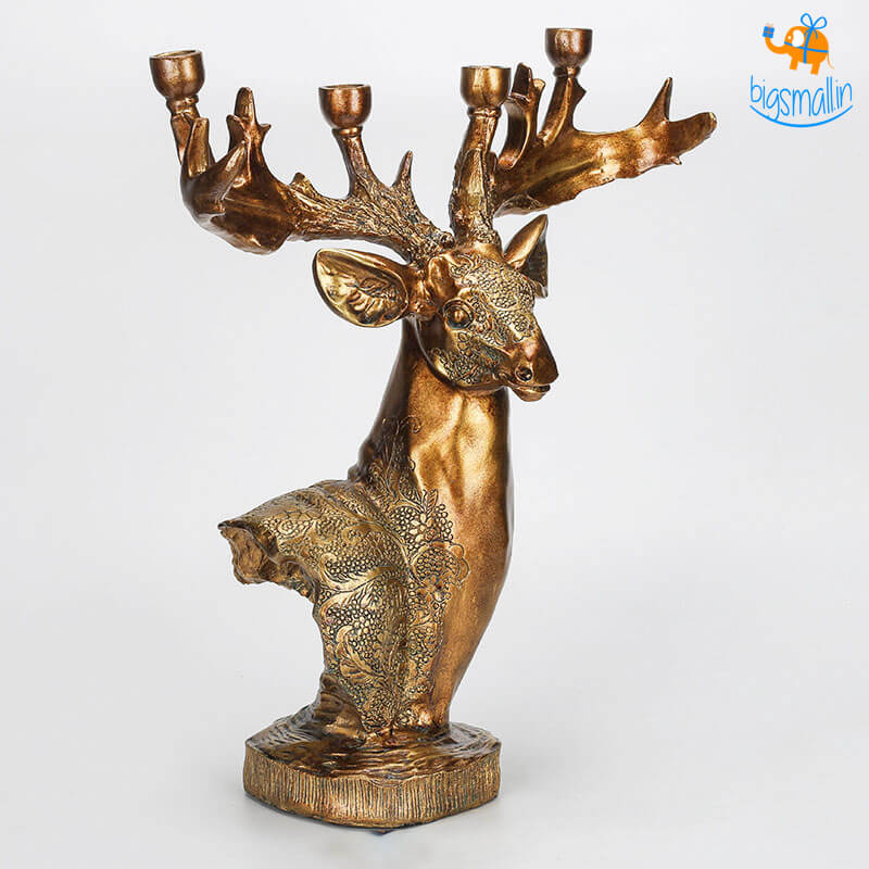 Vinny Y Vintage Reindeer Candle Holder - view 3
