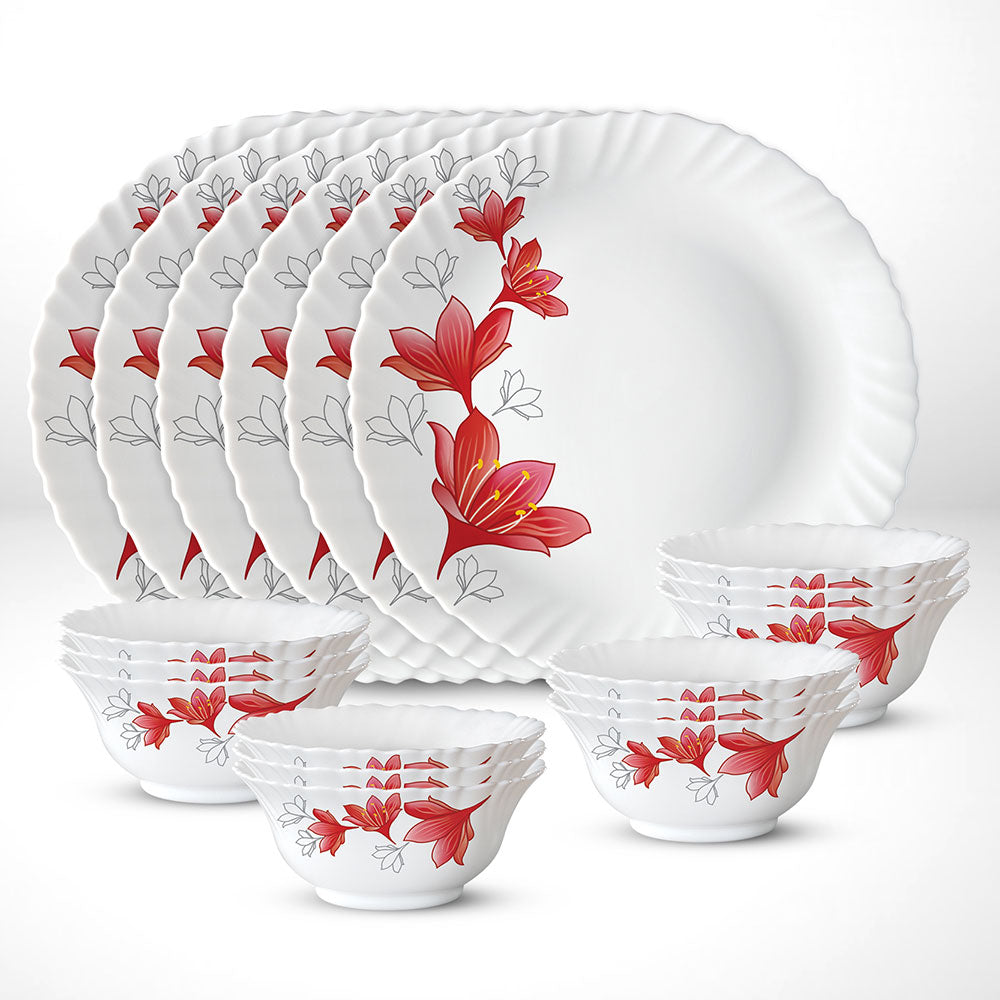 My Borosil Larah by Borosil Ruby Thali Set