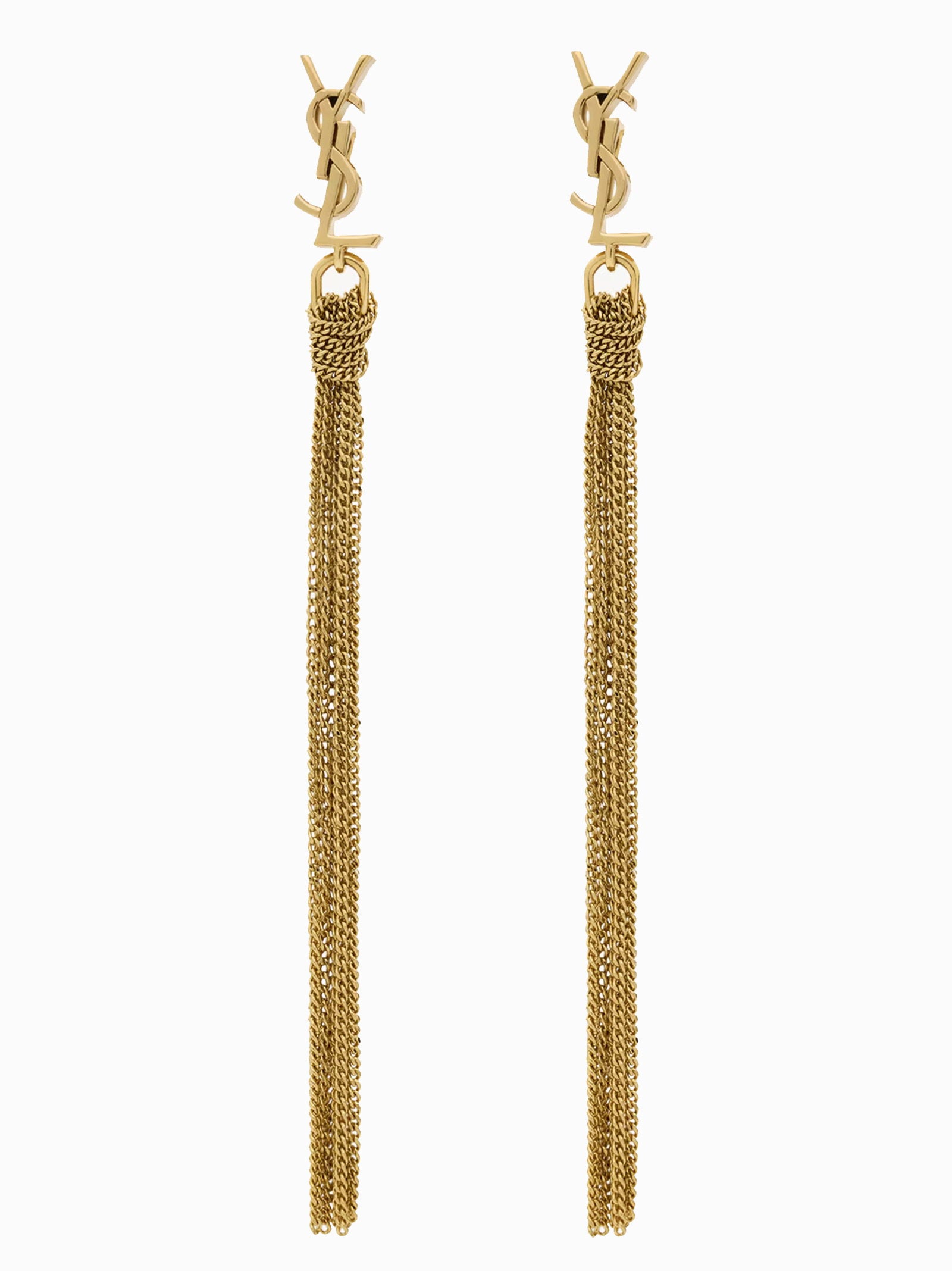 Saint Laurent Cassandre Earrings – 100% brass