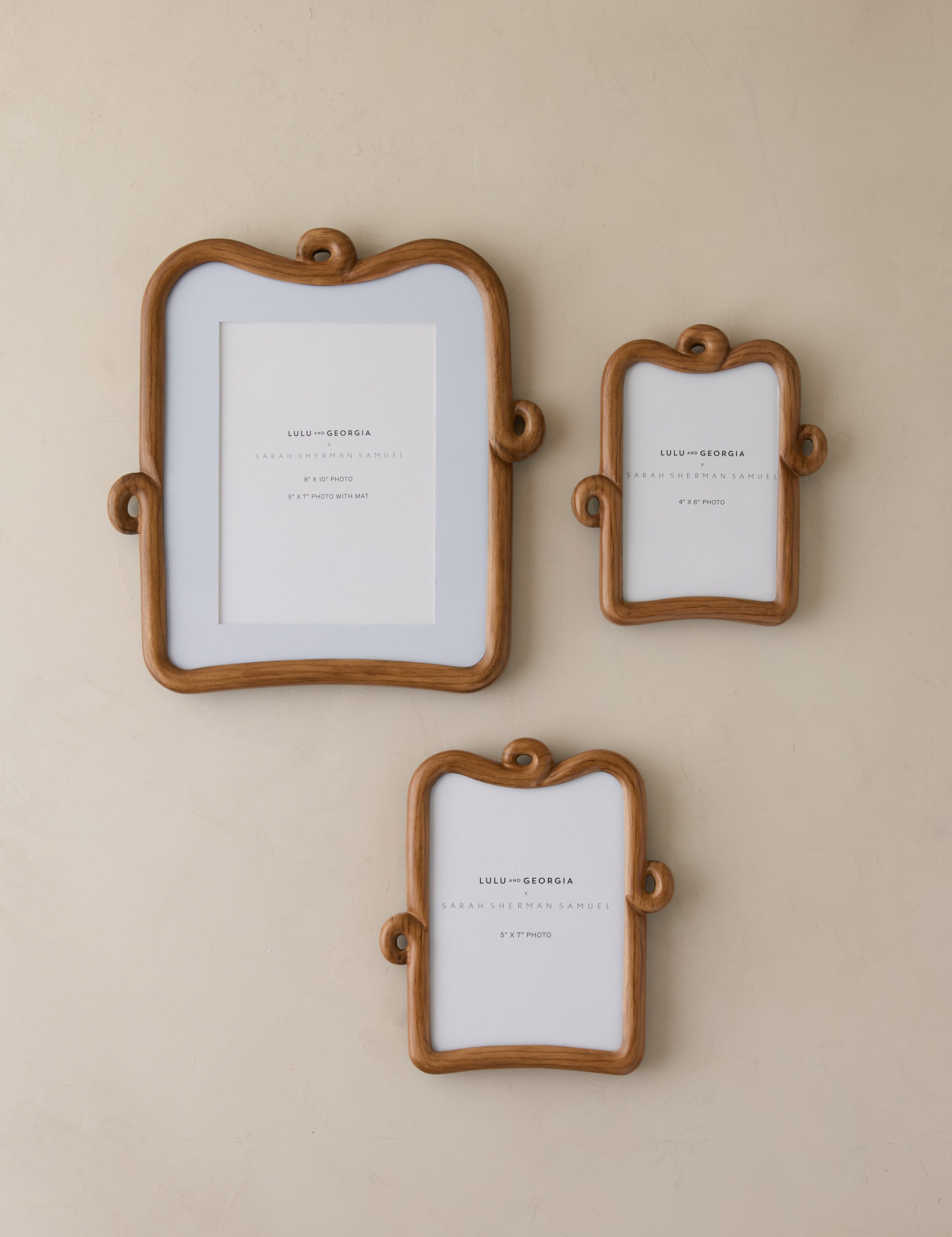 Lulu and Georgia Looped Wood Picture Frame by Sarah Sherman Samuel
