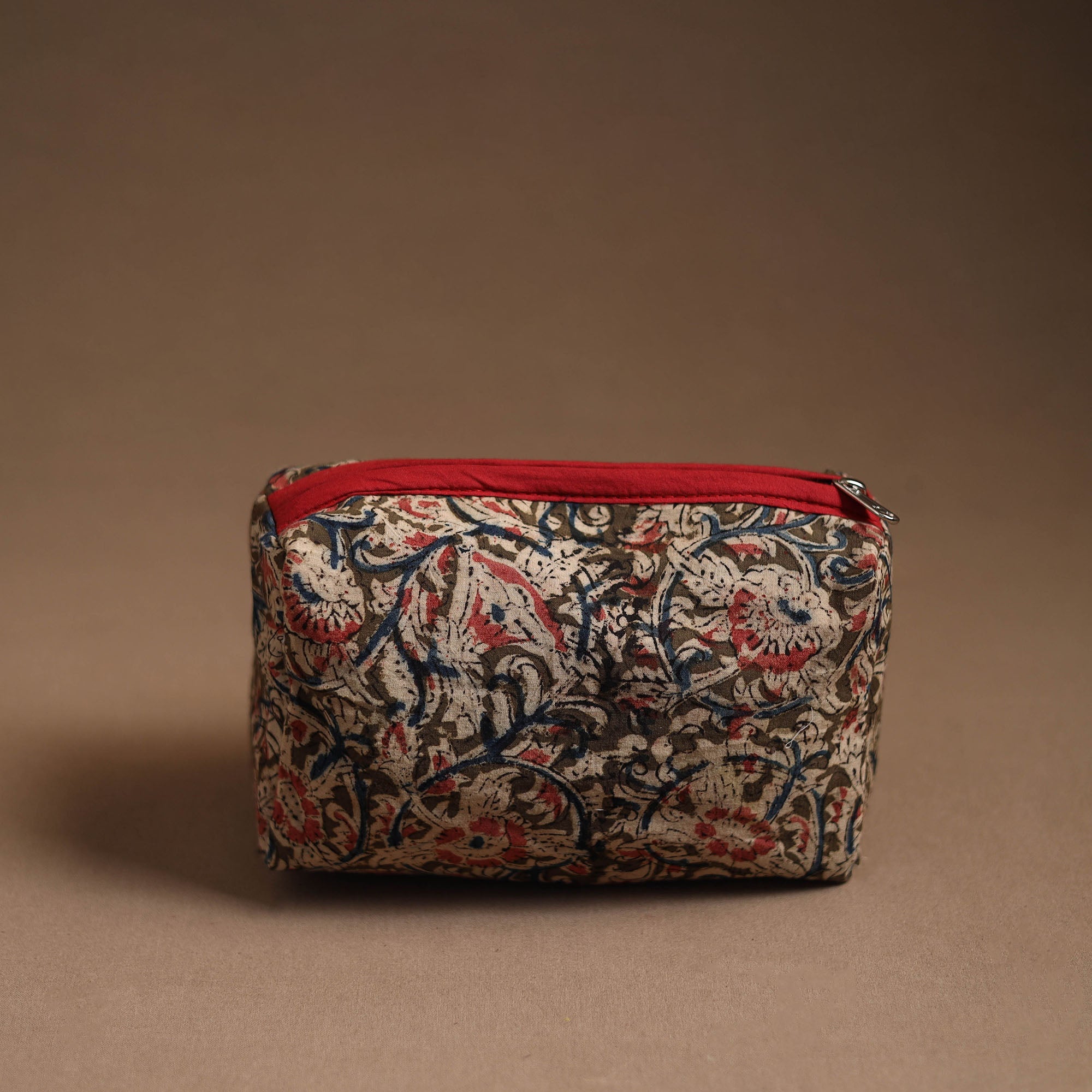 NOORI BAZAR Brown - Handmade Cotton Toiletry Pouch 19