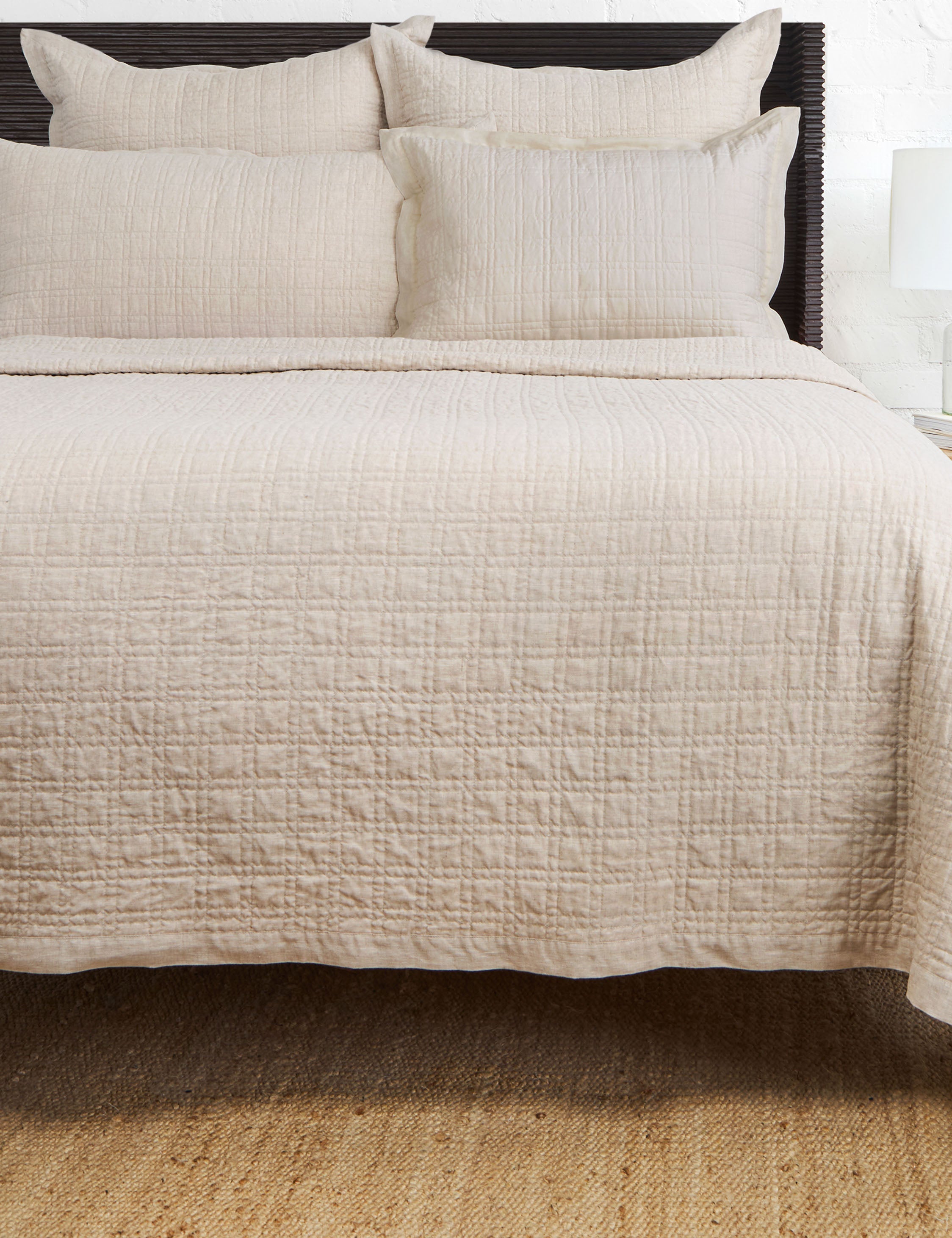 Lulu and Georgia Owen Linen Cotton Coverlet by Pom Pom at Home - view 12