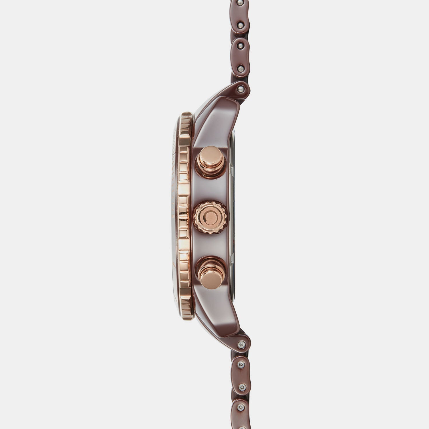 Obaku Falk Men Quartz Brown Dial Analog Ceramic Watch V278GCXNCN - view 3
