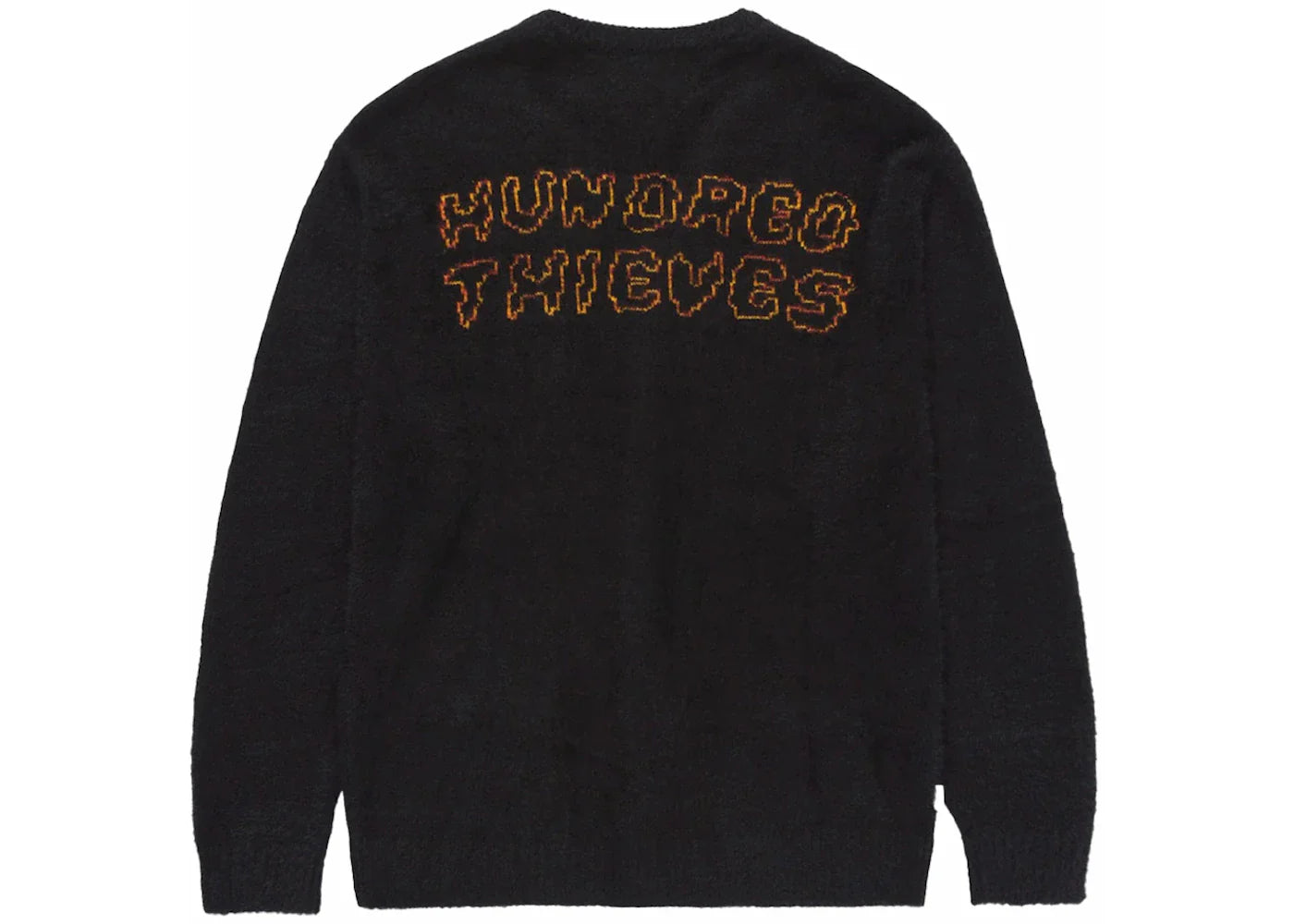 100 Thieves x Pokémon Charmander Cardigan Black - view 2