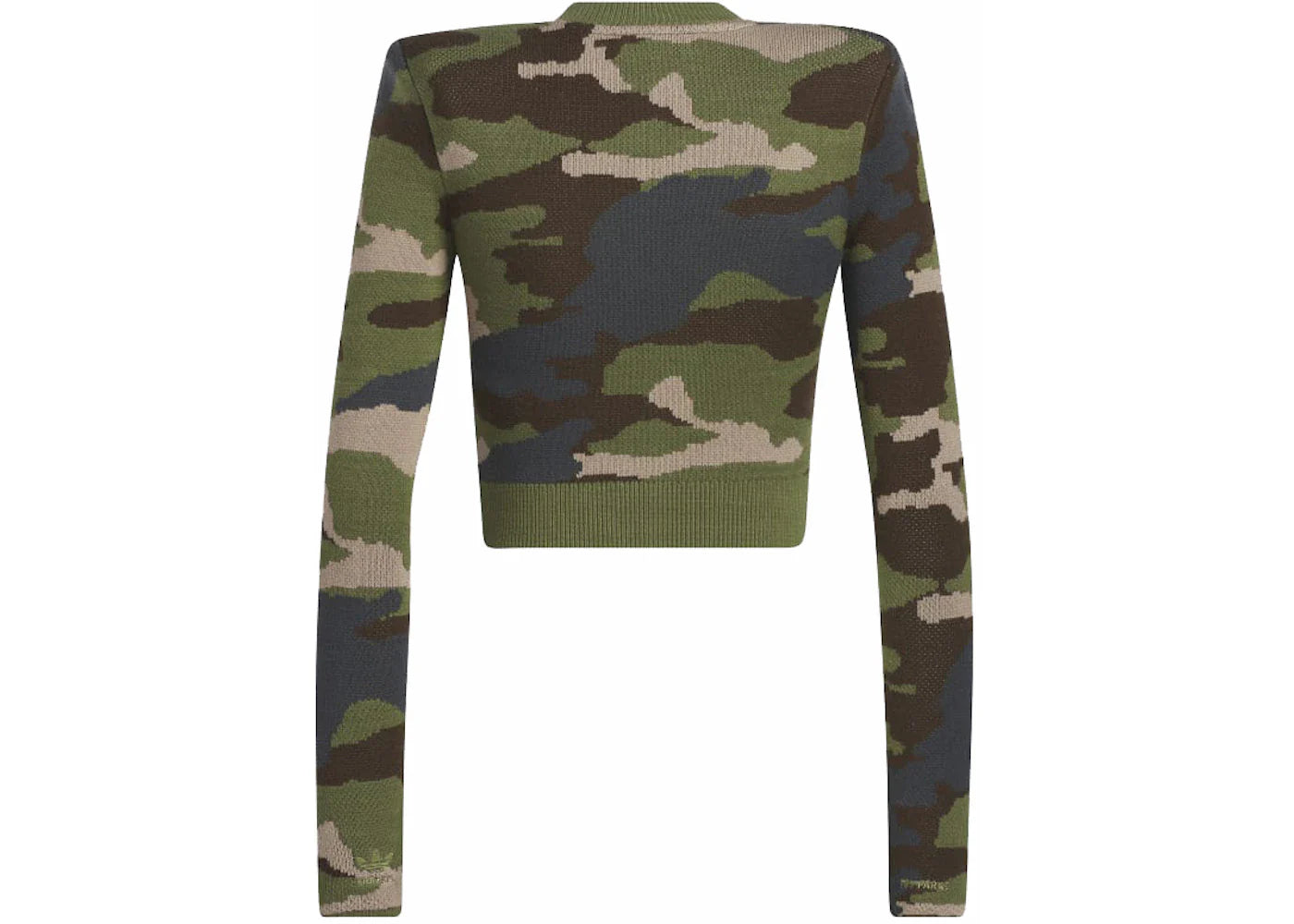 adidas Ivy Park Ribbed Long Sleeve Top AOP Camo - view 2