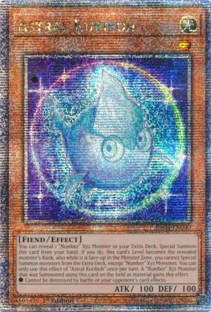 Yu-Gi-Oh! Astral Kuriboh - RA04-EN040 - Quarter Century Secret Rare - 1st Edition