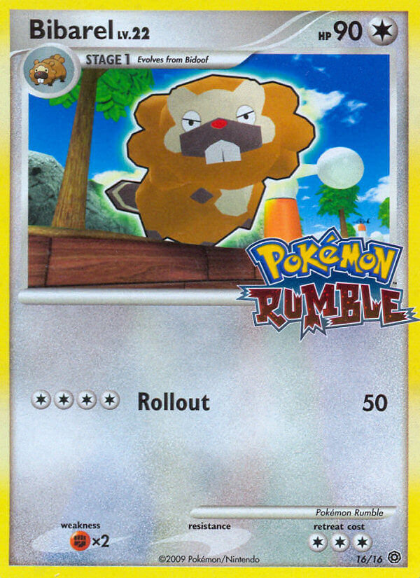 Promo ru1-16 holo – Pokémon Bibarel - 16/16 - Promo [ru1-16] [Holo]