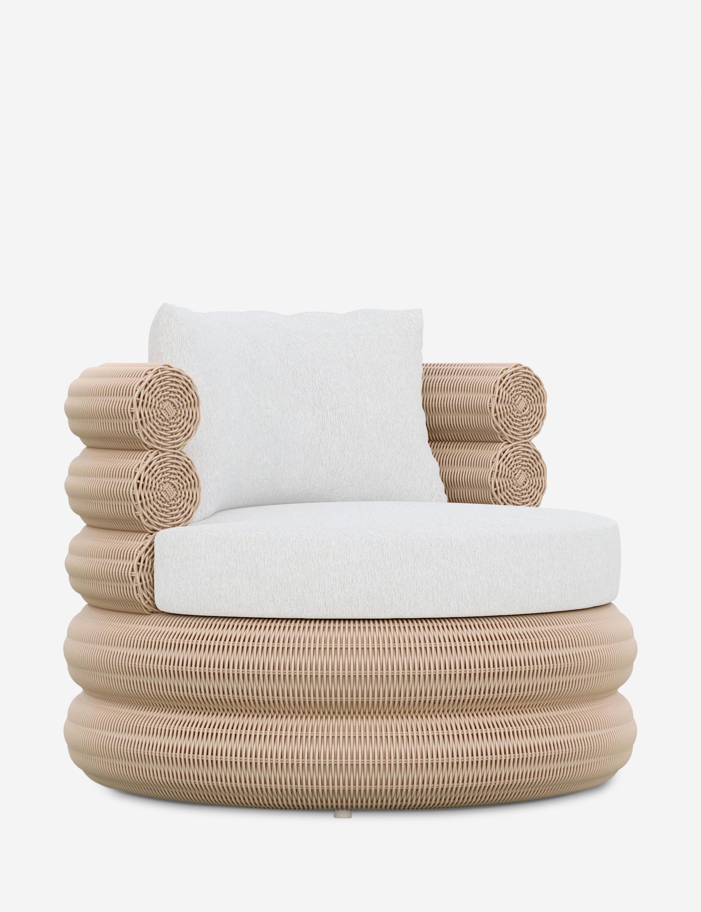 Lulu and Georgia Castaneda Indoor / Outdoor Swivel Chair - view 2