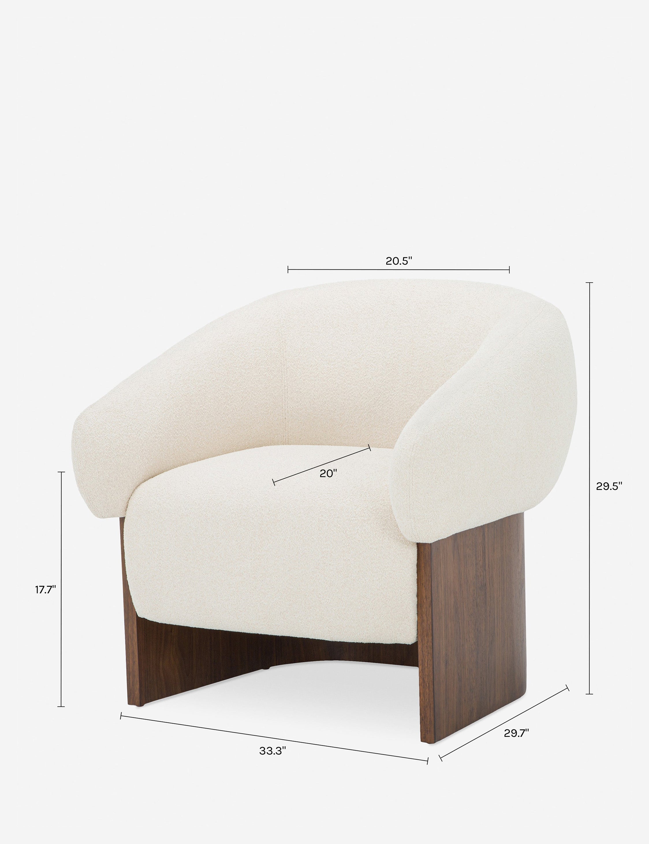 Lulu and Georgia Nasreen Accent Chair - view 13