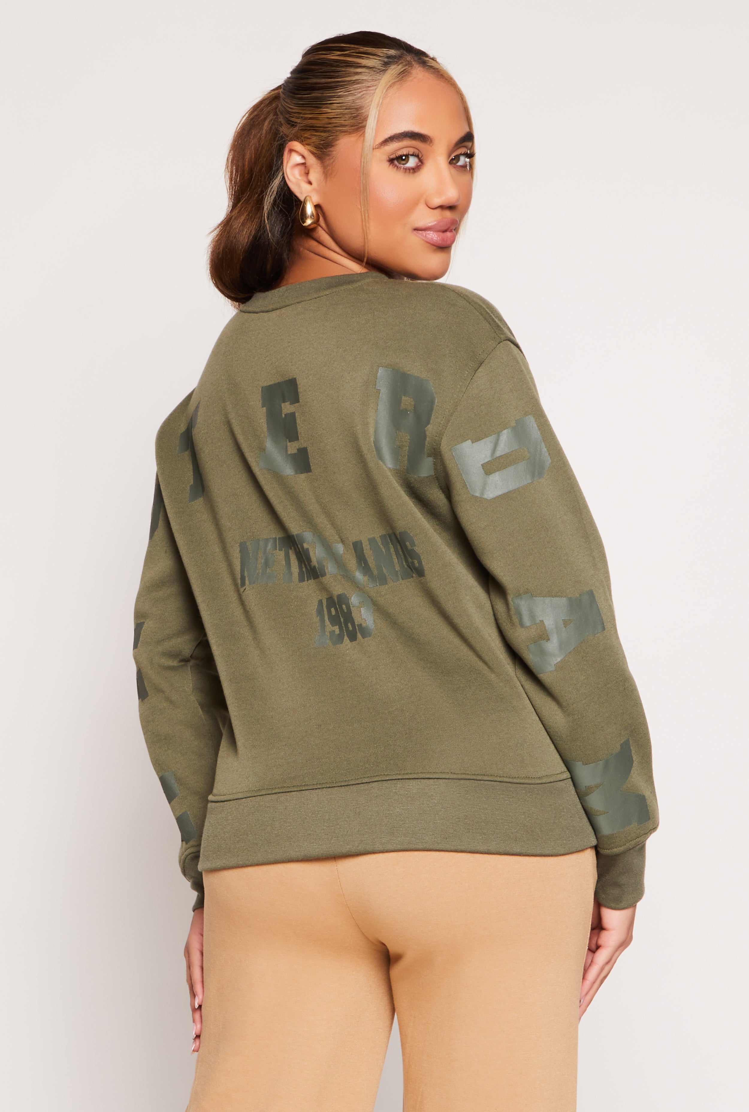 Rainbow Shops Amsterdam Graphic Back Sweatshirt