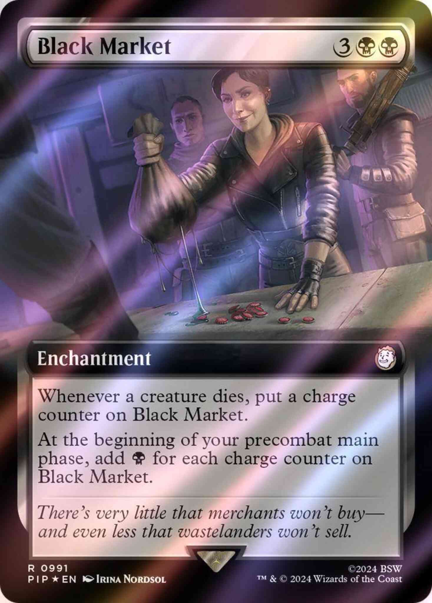 Black market 991 – Magic Black Market [991] [Extended Art] [Fallout] [Surge Foil]