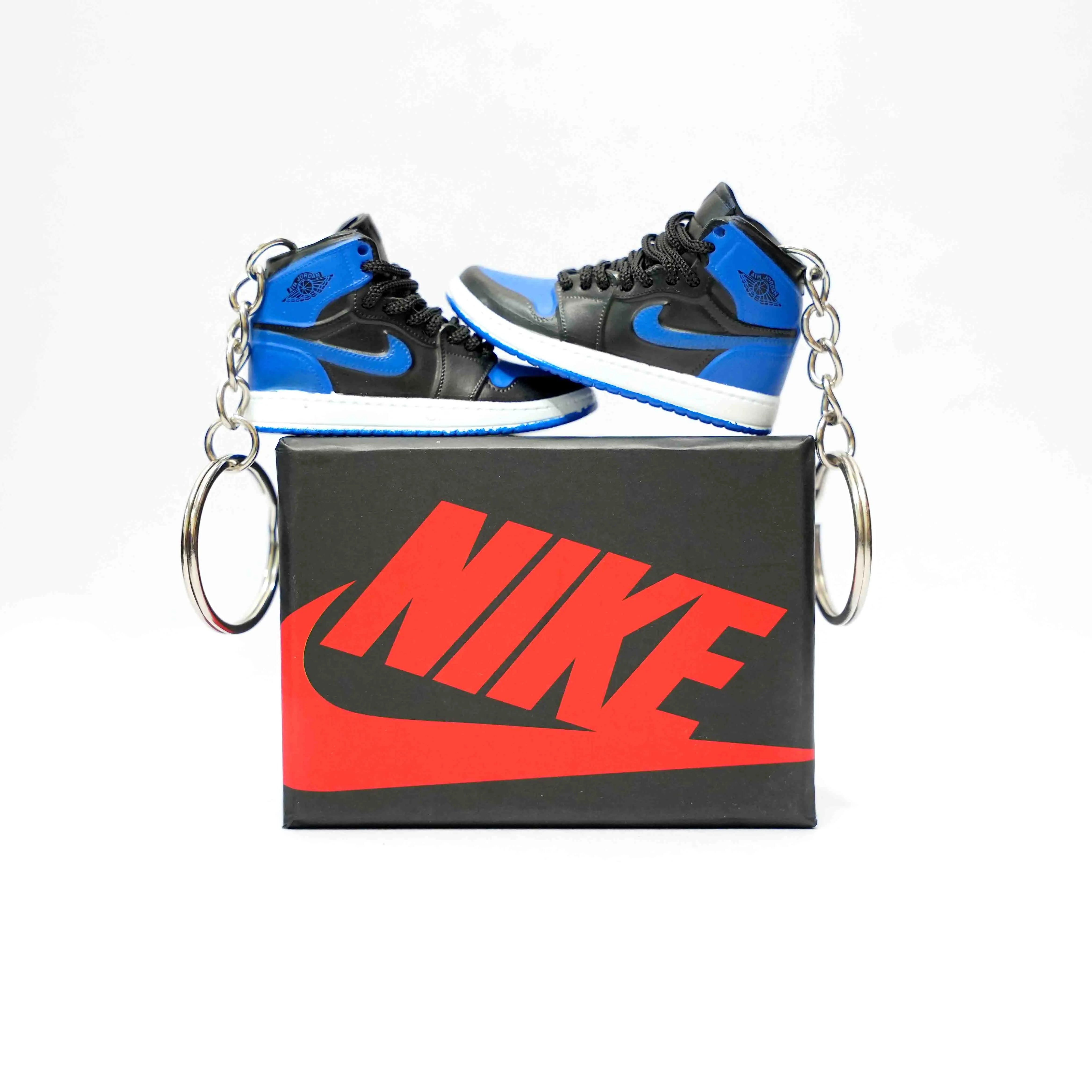 Kicks Machine 3D Sneaker Keychain With Box - AJ1 High Game Royal Blue