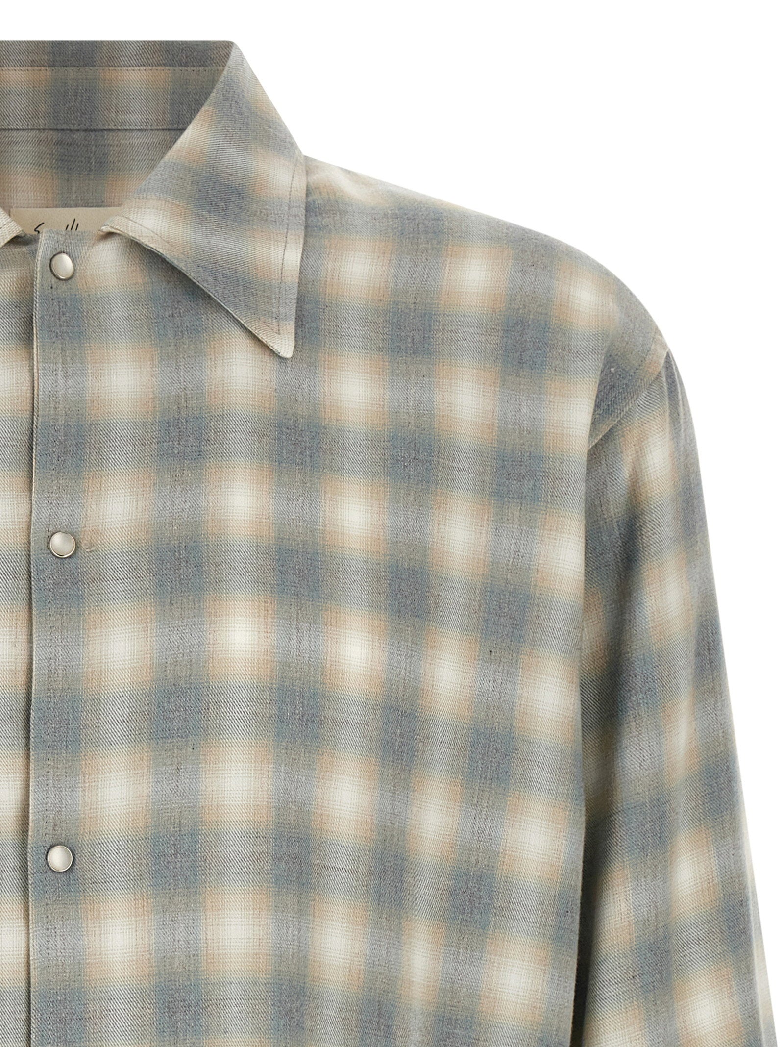 Second/Layer Check Dégradé Shirt – 61% cotton 39% lycra - view 3