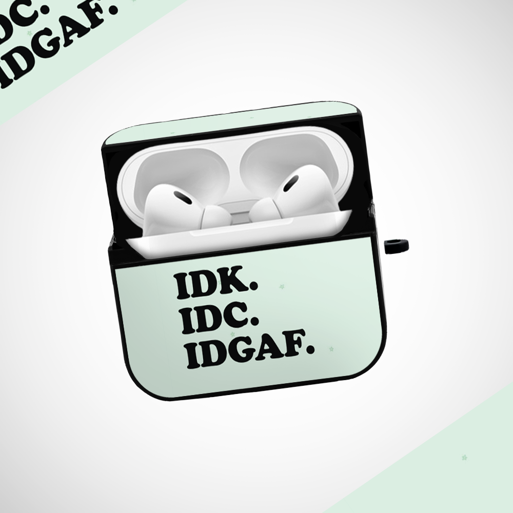 Cover It Up IDGAF Glass Airpods 3rd Gen Case Covers - view 2