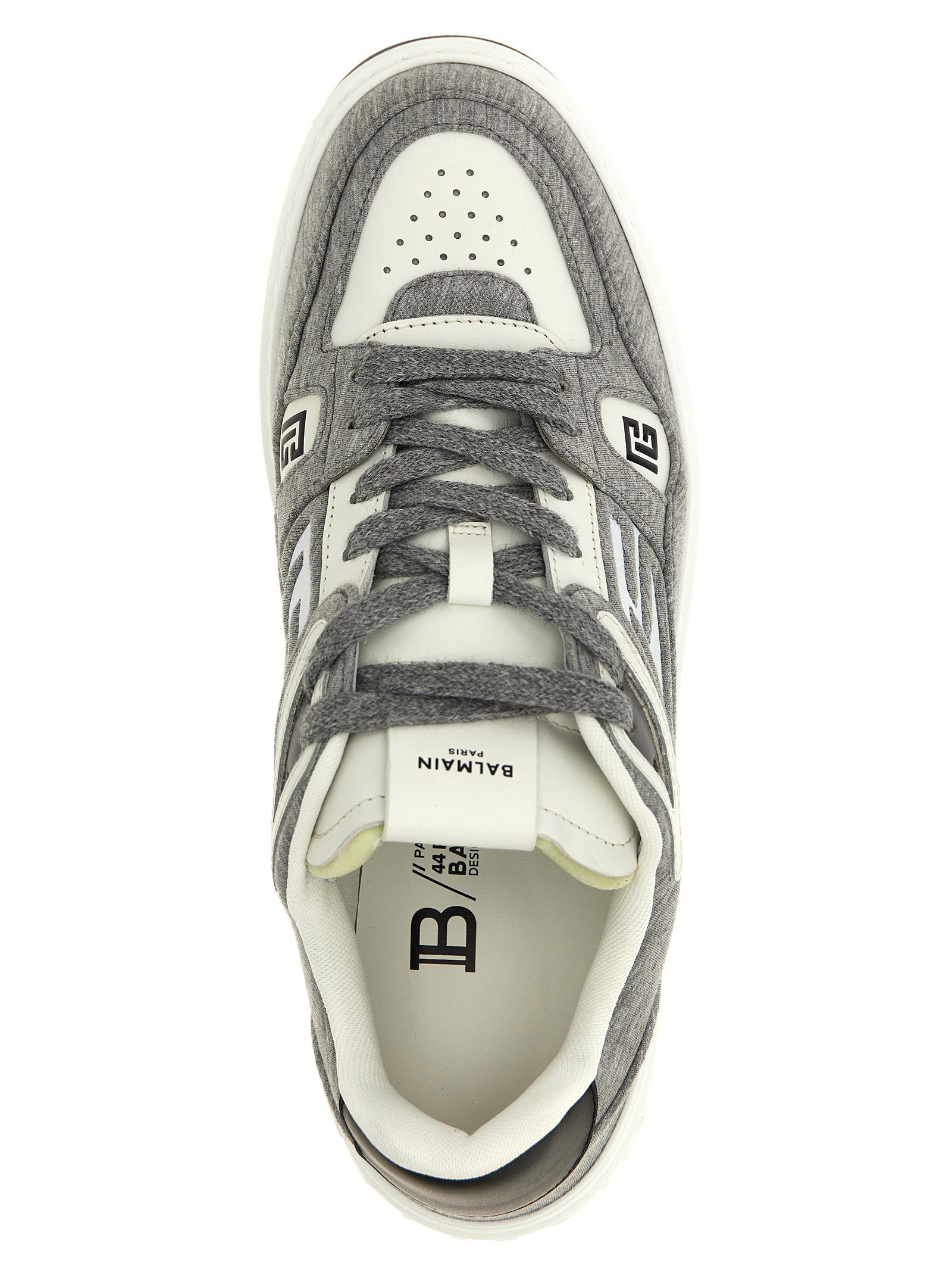 Balmain B-court Skate Sneakers – 75% pl 20% ra 5% pu - view 4