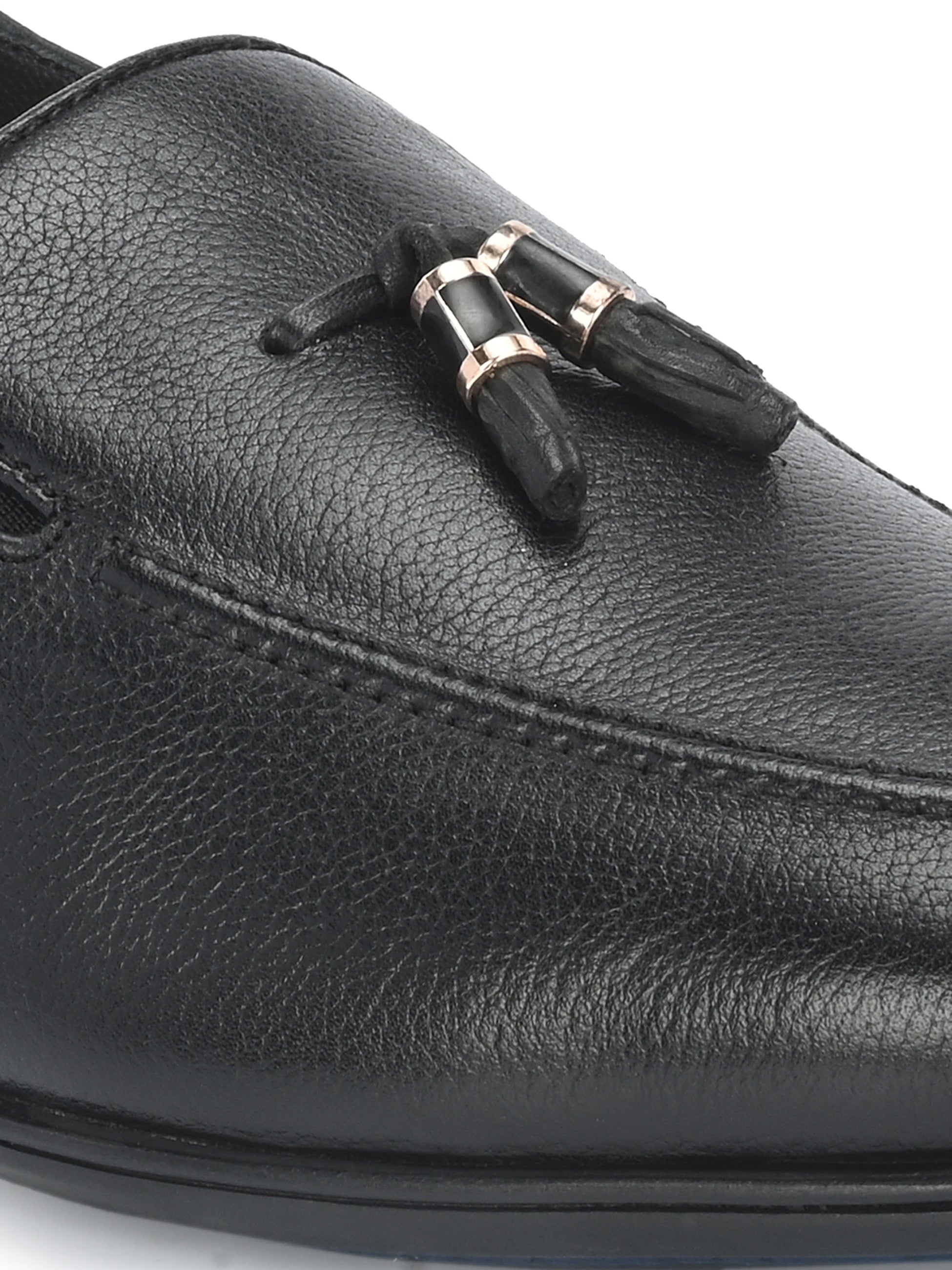 Egoss Shoes Egoss Gold Tassel Loafers for Men - view 5