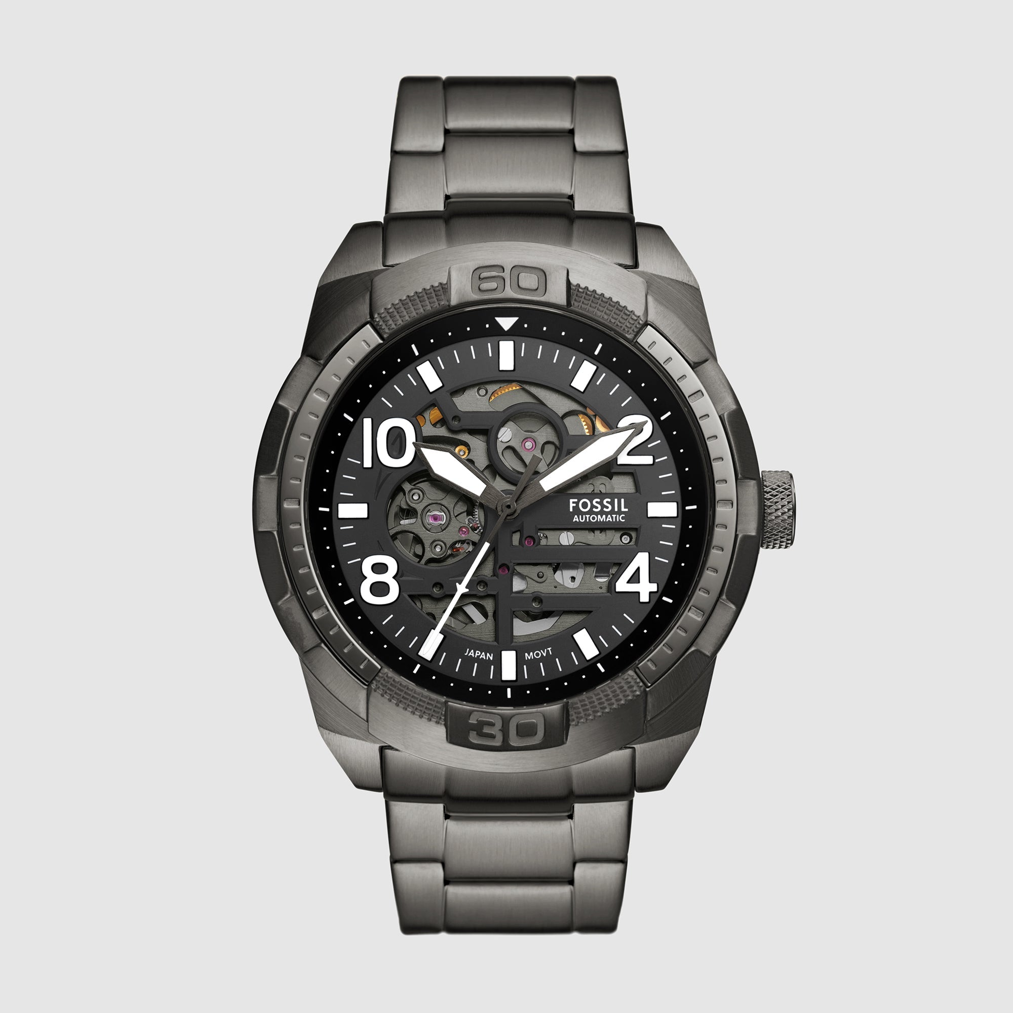Fossil Bronson Men Automatic Black Dial Analog Stainless Steel Watch ME3255 - view 2