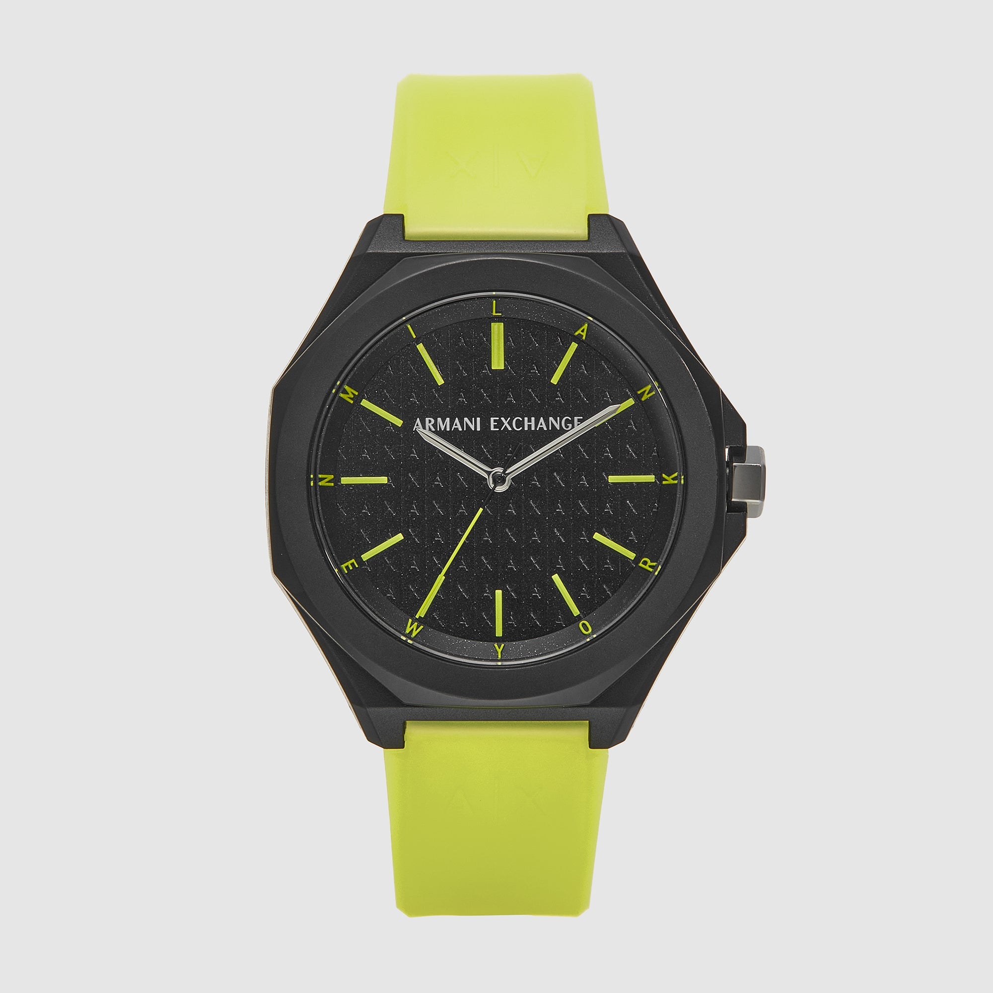 Armani Exchange Andrea Women Quartz Black Dial Analog Silicone Watch AX7155SET