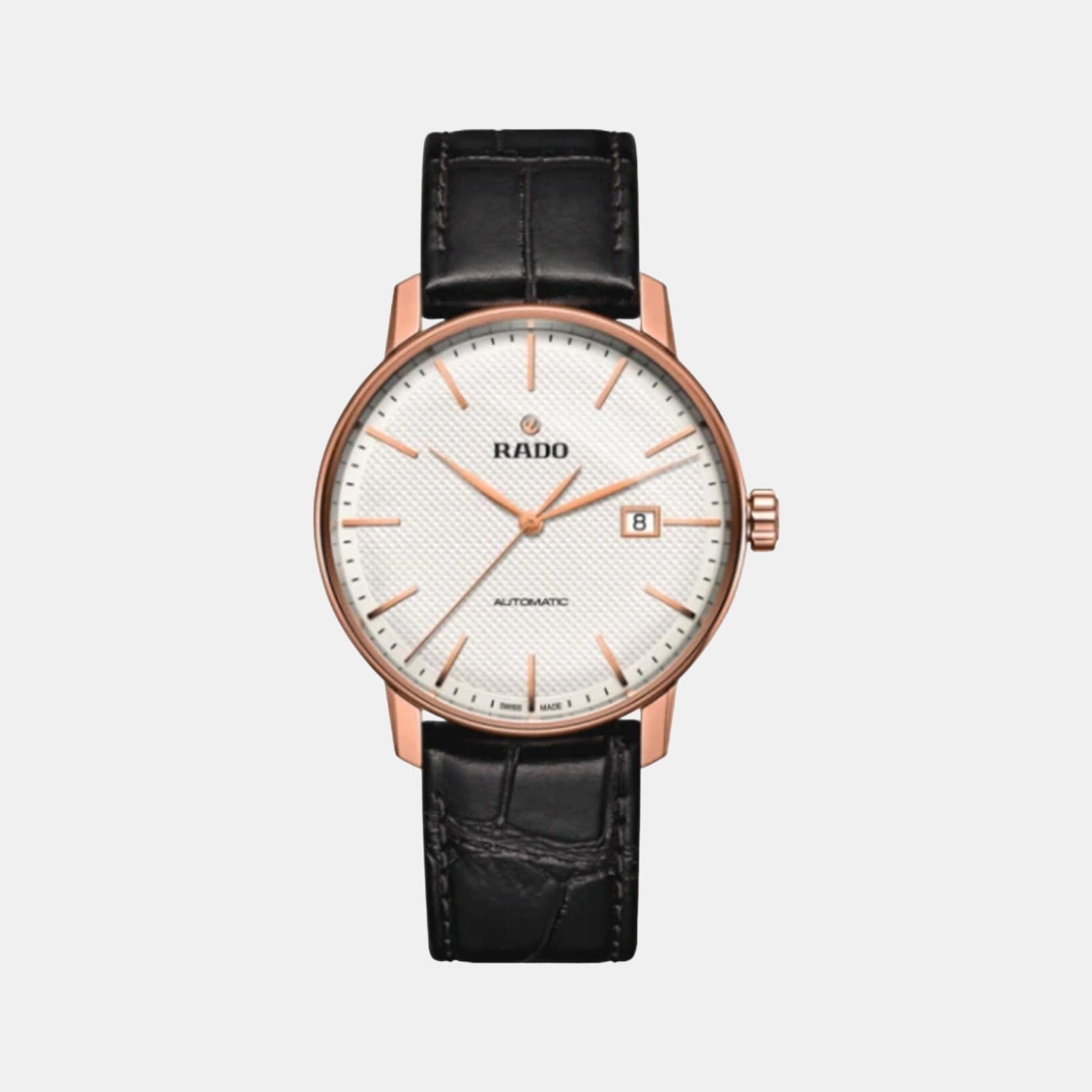 Rado Coupole Men Automatic White Dial Analog Leather Watch R22877025
