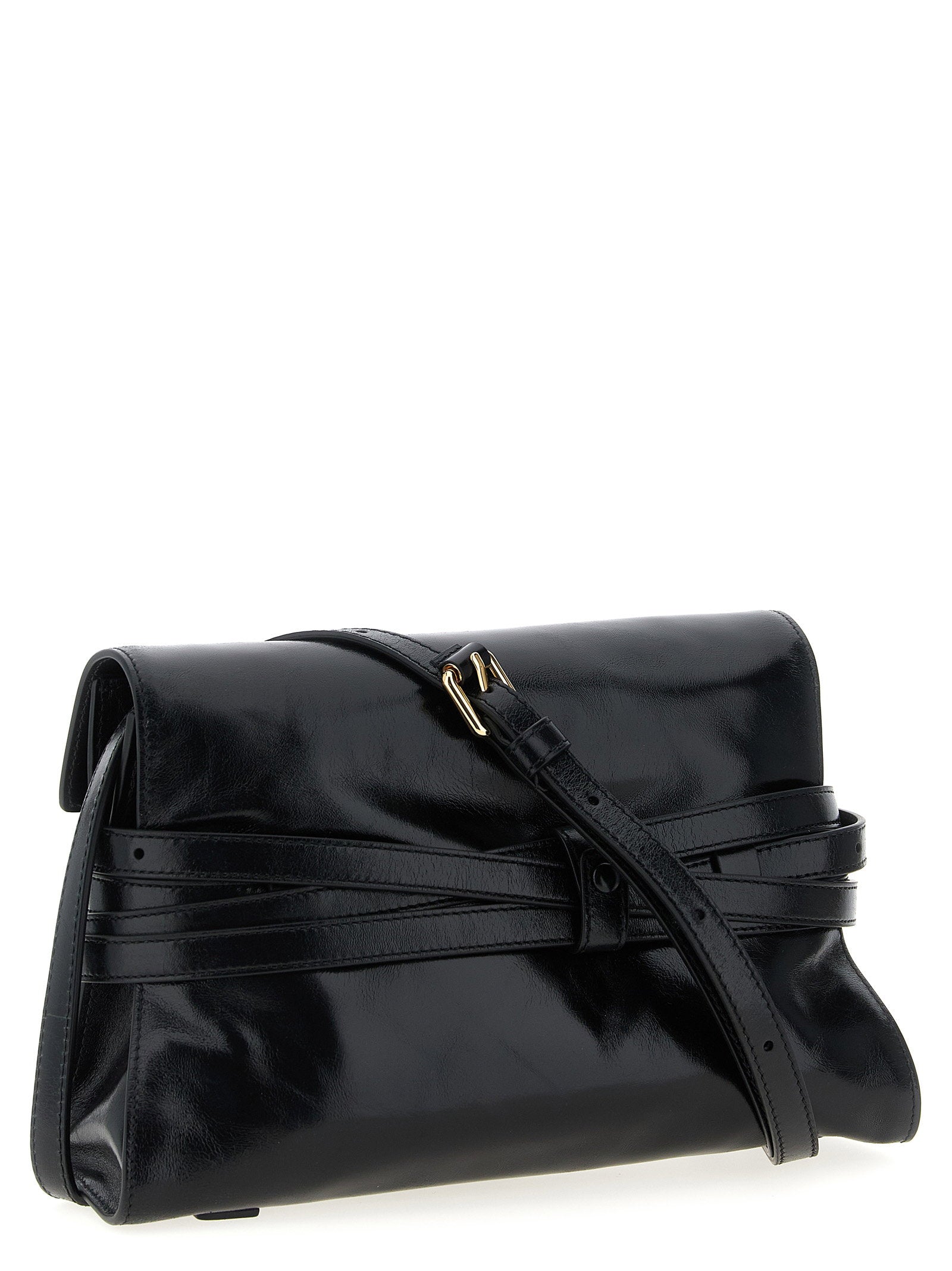 Moschino Tie Me Crossbody Bag – 100% leather - view 2