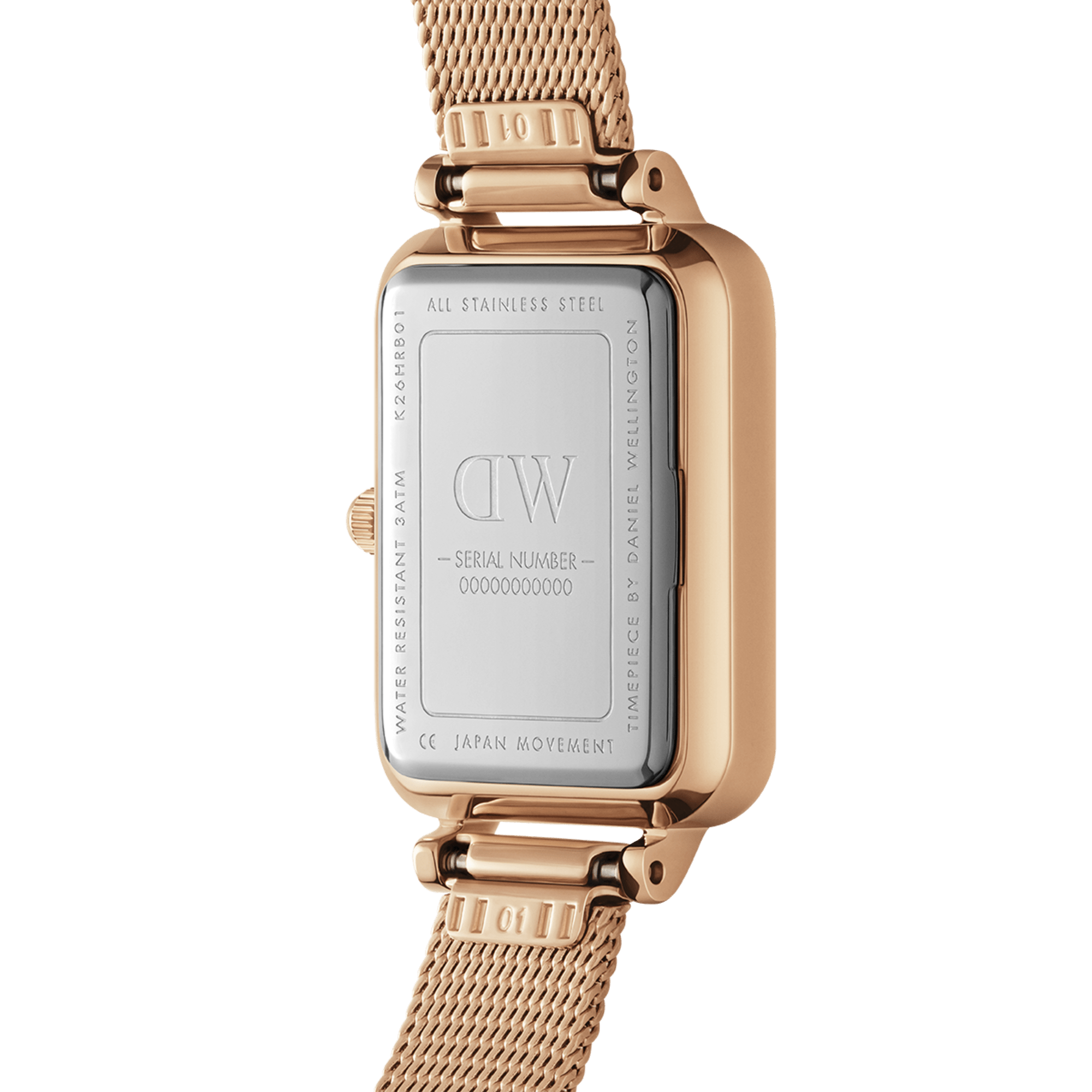Daniel Wellington Quadro Pressed Melrose Rose Gold - view 2
