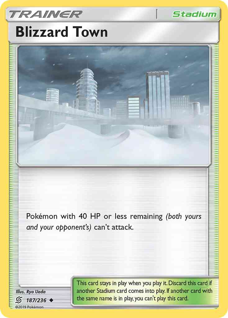 Uncommon sm11-187 non-holo – Pokémon Blizzard Town - 187/236 - Uncommon [sm11-187] [Non-Holo]