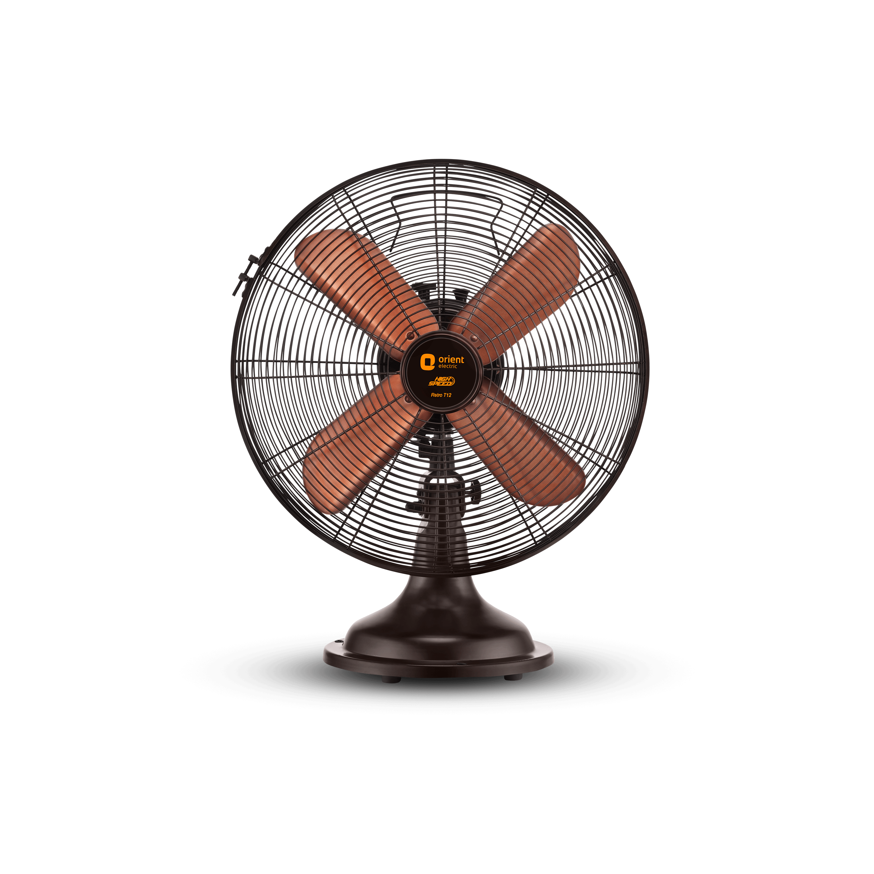 orientelectric Retro T16HS 400mm High-Speed Table Fan (Rubbed Bronze)