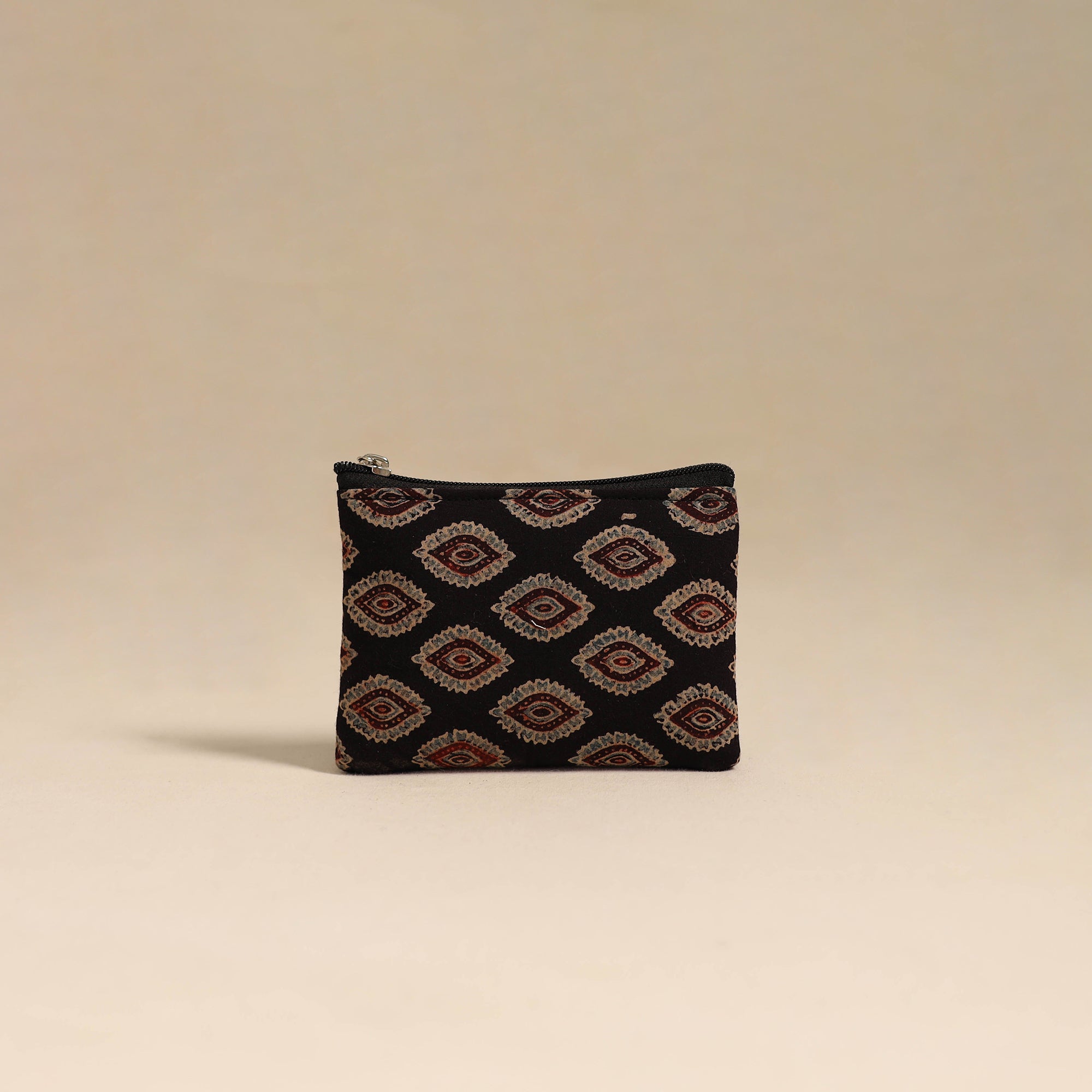 NOORI BAZAR Black - Handmade Quilted Cotton Coin Pouch 41