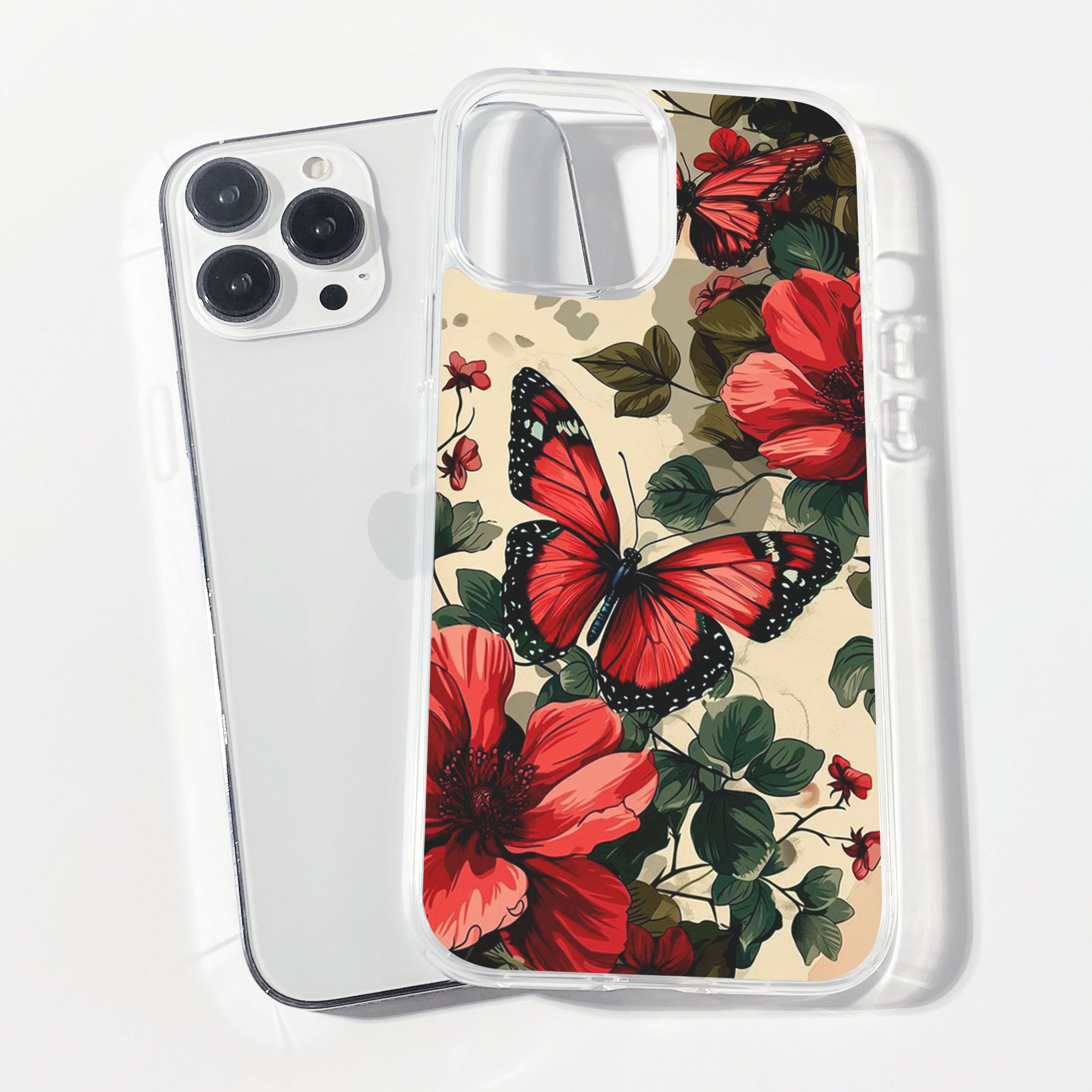 Casebasket Winged Wonder Clear Silicone Phone Cover