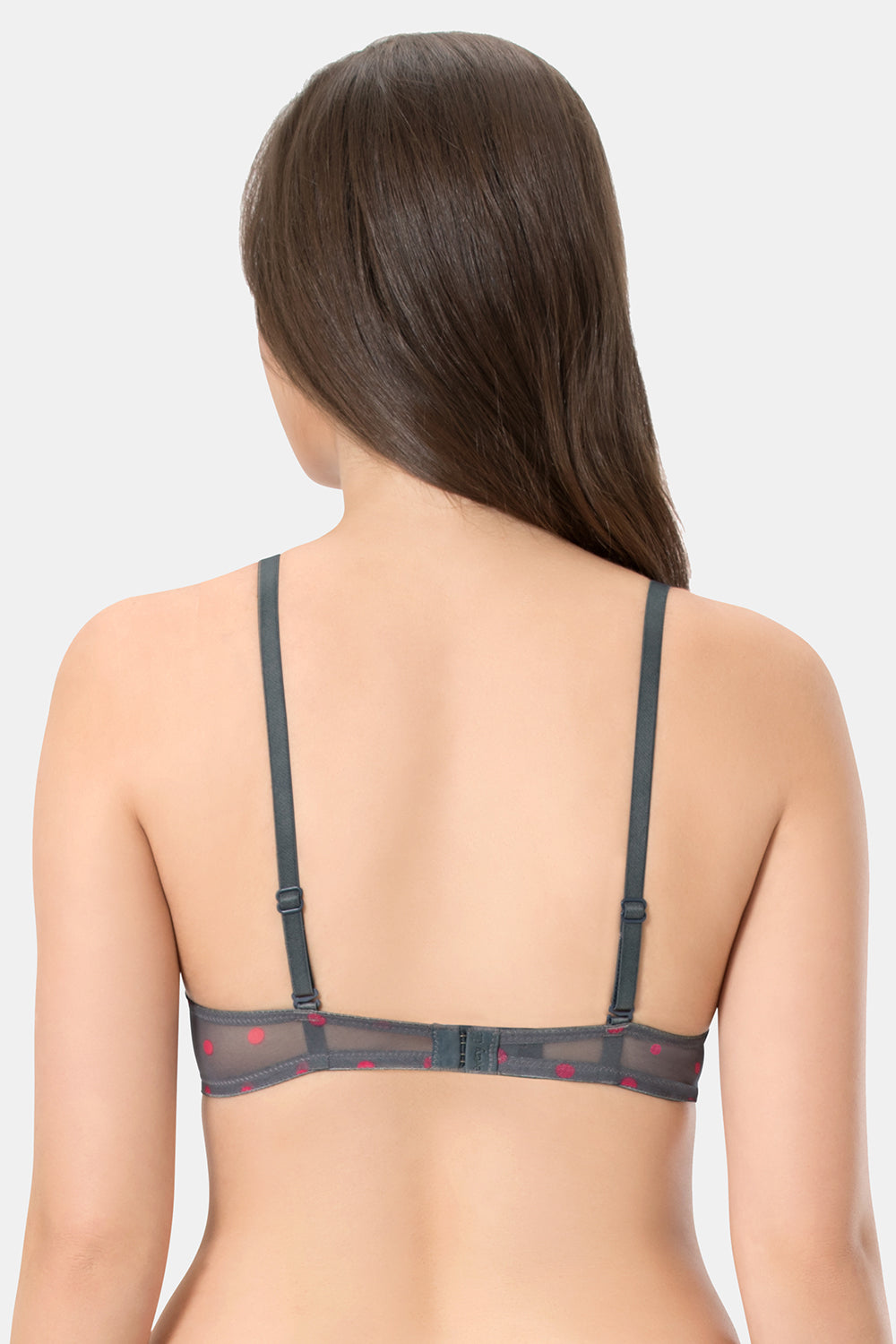 every de Bae Full Cover Padded Underwired T-shirt Bra - Steel Grey - view 2