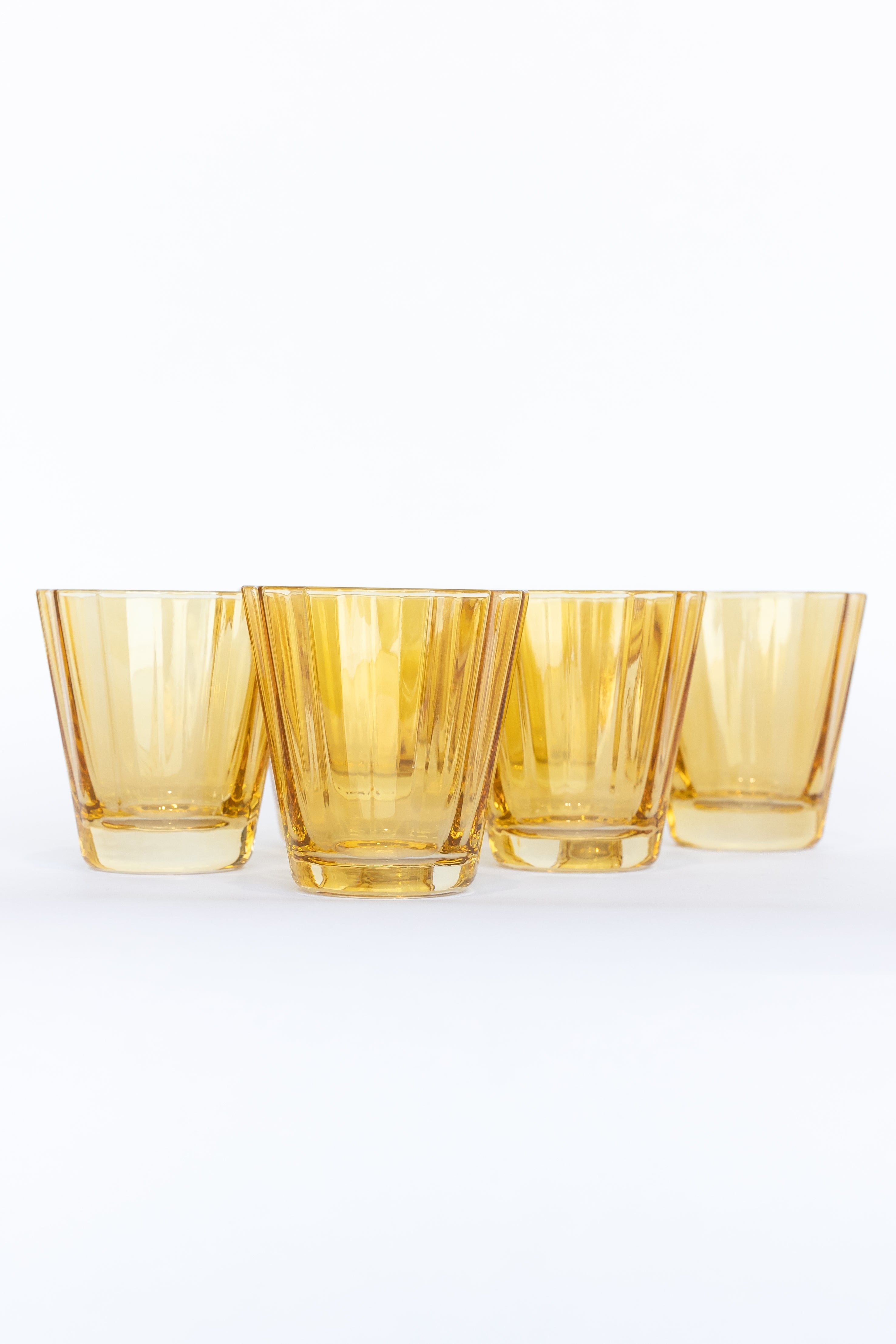 Estelle Colored Glass Estelle Colored Sunday Low Balls - Set of 6 {Yellow}