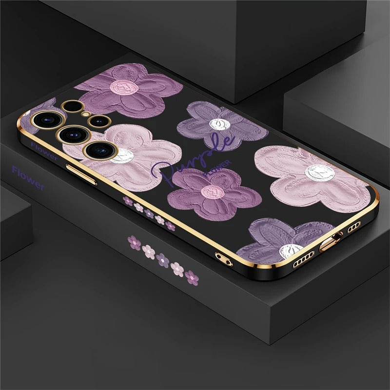 Peeperly Galaxy Series Botanical Painting Floral Petals Case
