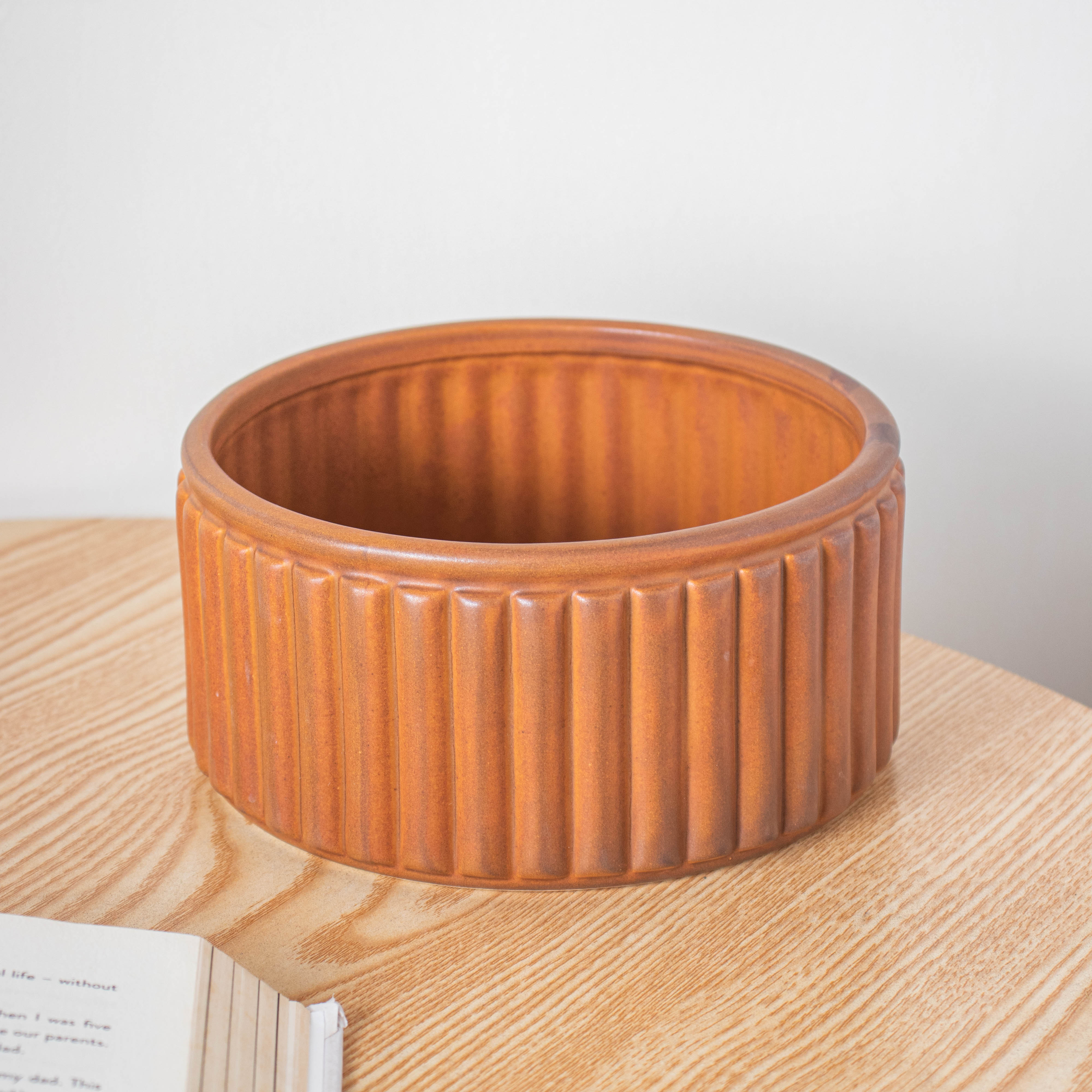 Nestasia Striped Caramel Vase - view 3