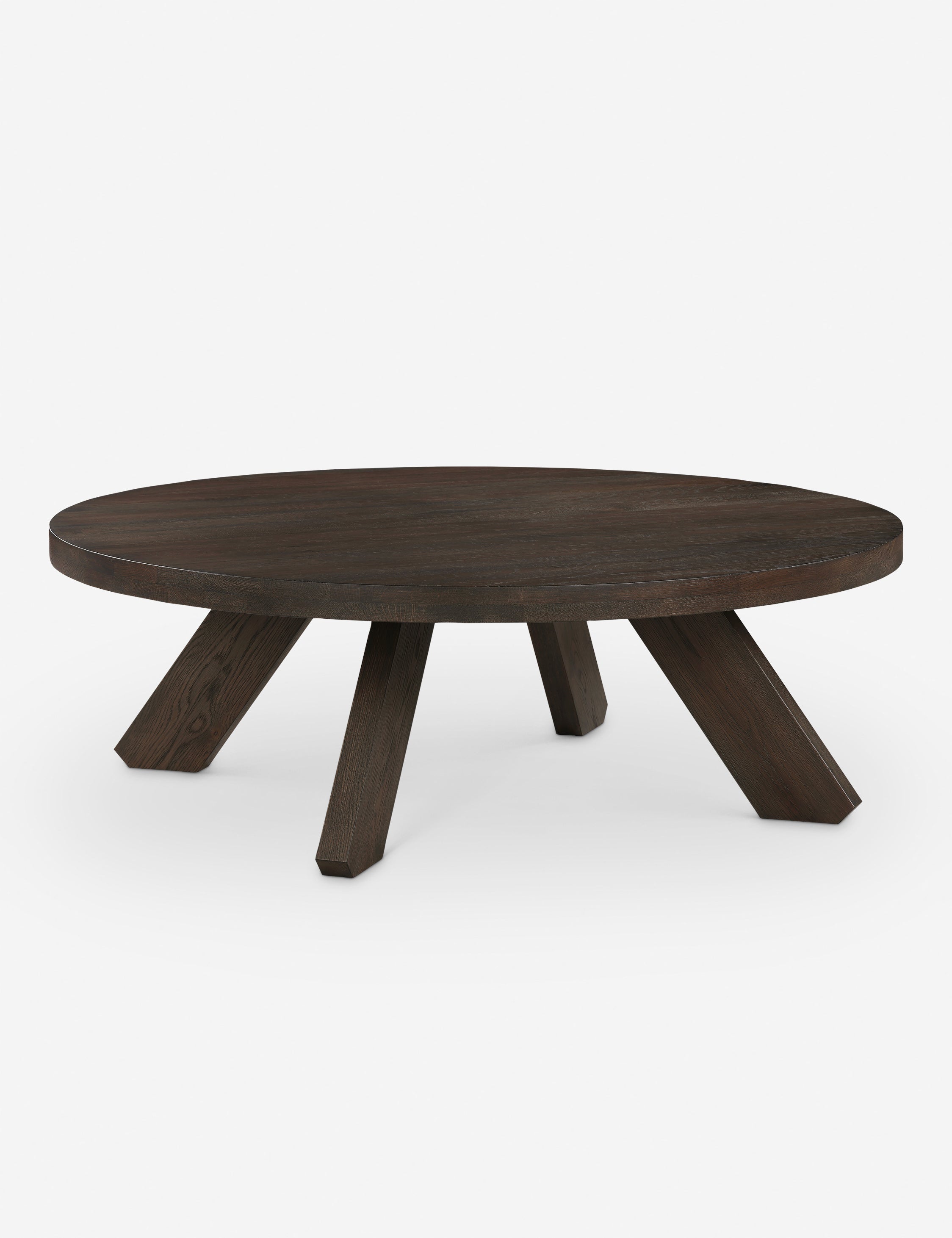 Lulu and Georgia Kenzo Round Coffee Table – Brown - view 2