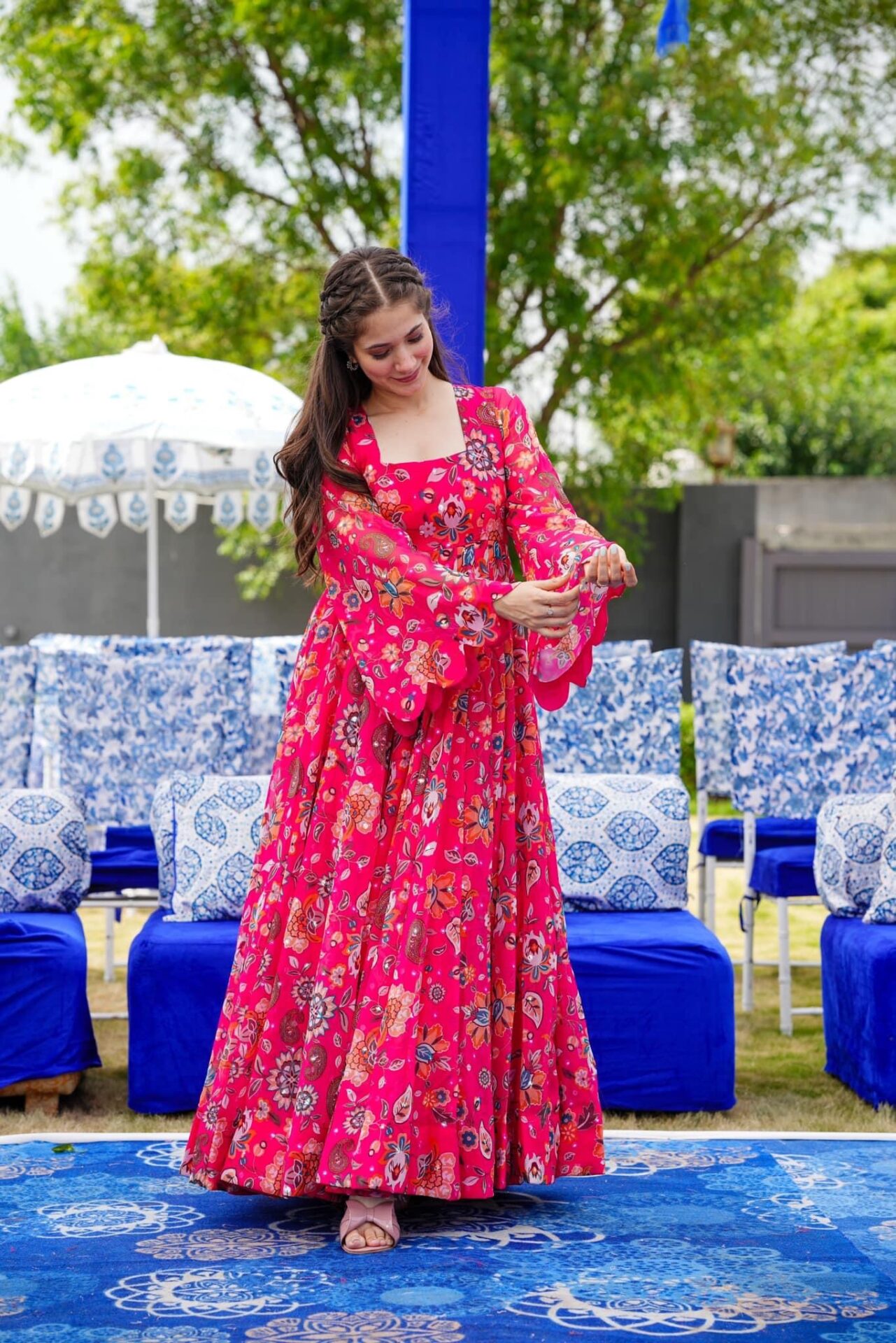 Idaho-o Cassandra georgette dress - view 3