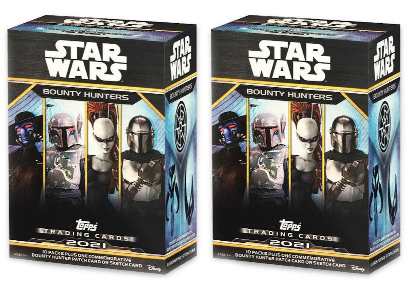 2021 Topps Star Wars Bounty Hunters Blaster Box 2x Lot