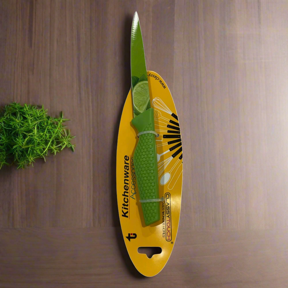 Kitchen knife green – Classy Touch Kitchen Knife | Green | 1 Pc