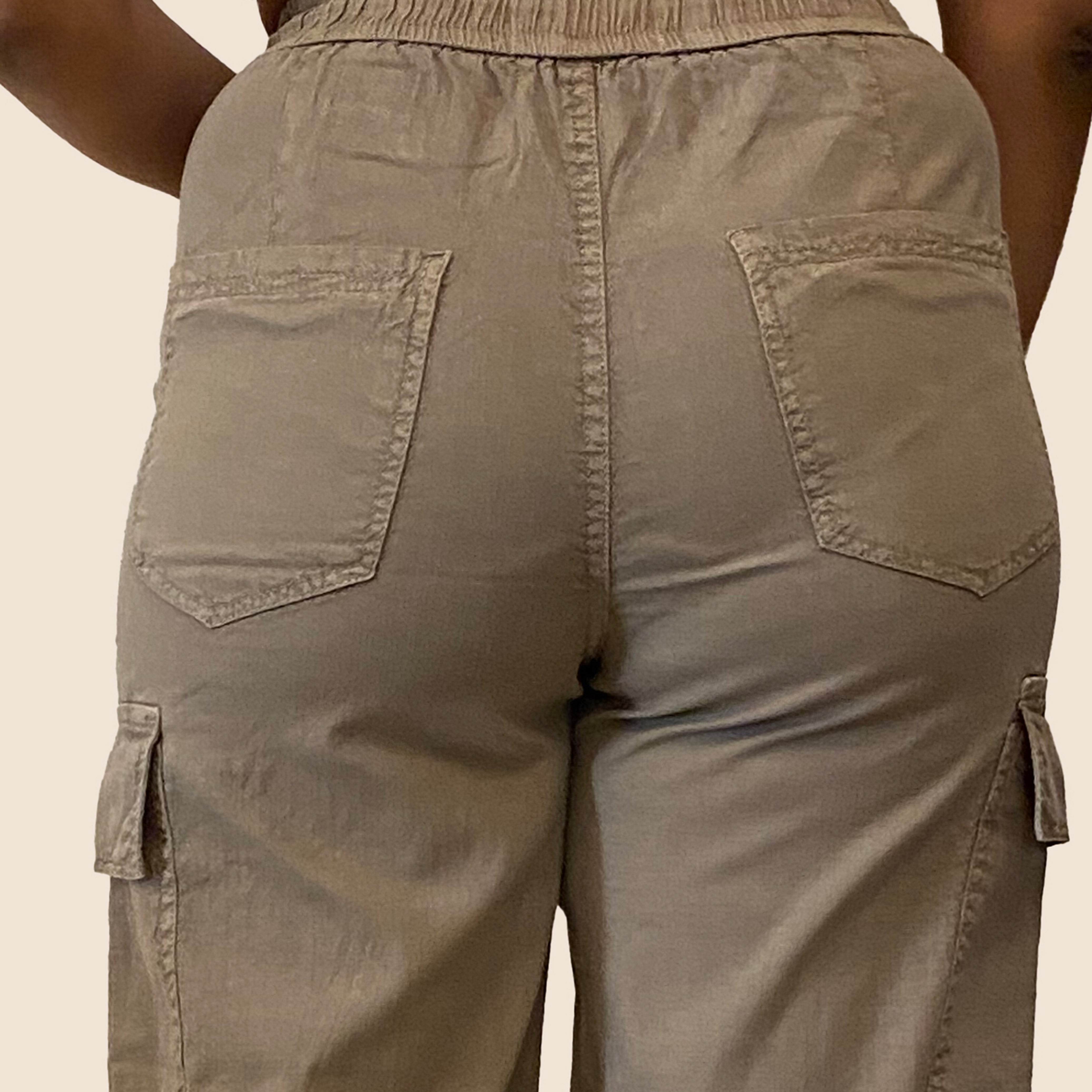 IZF Olive Straight Cargo Pants