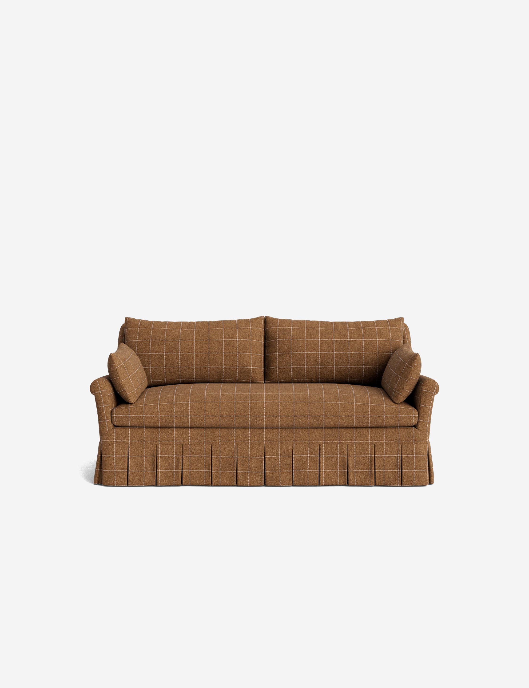 Lulu and Georgia Portola Rolled Arm Pleated Sofa - view 58