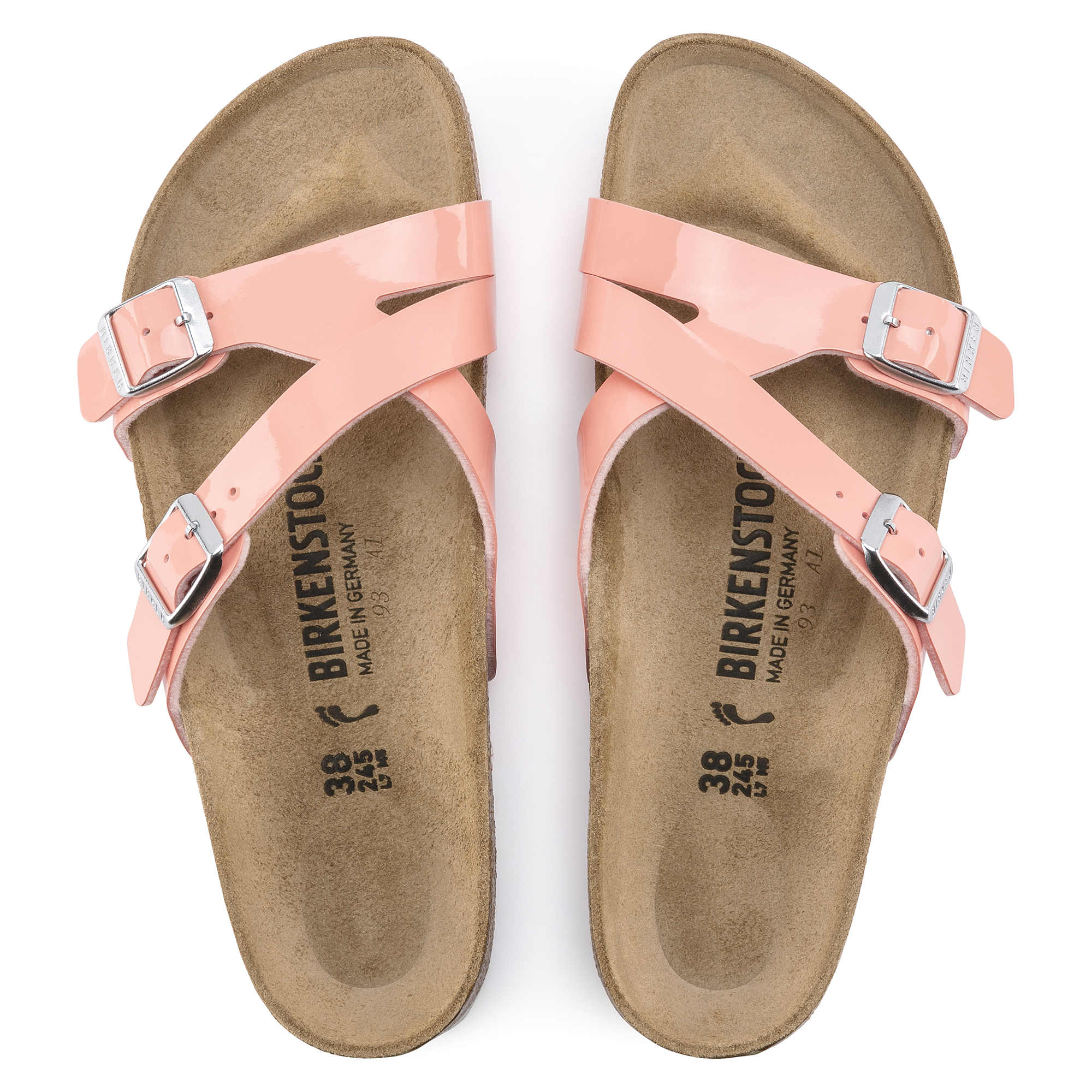 Birkenstock Yao Balance Birko-Flor Patent – Pink Pink/Patent Coral Peach - view 2