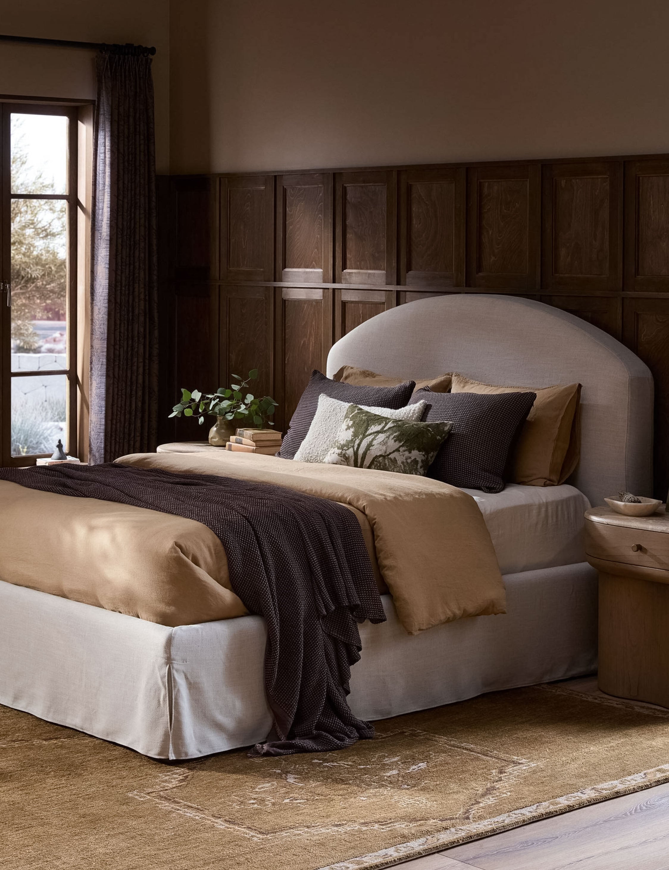 Lulu and Georgia Leyah Slipcover Platform Bed - view 3